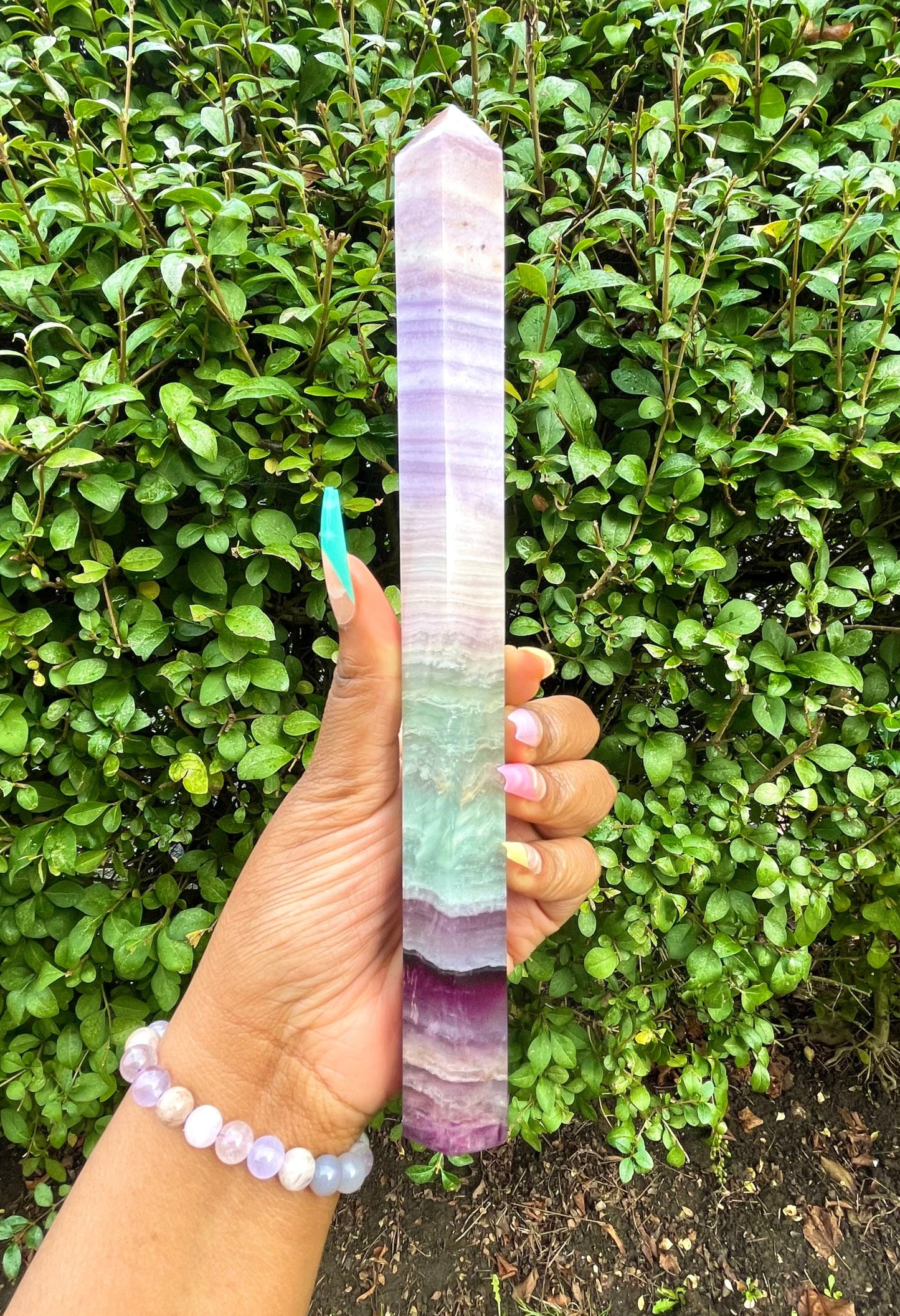 Silky Fluorite Tower