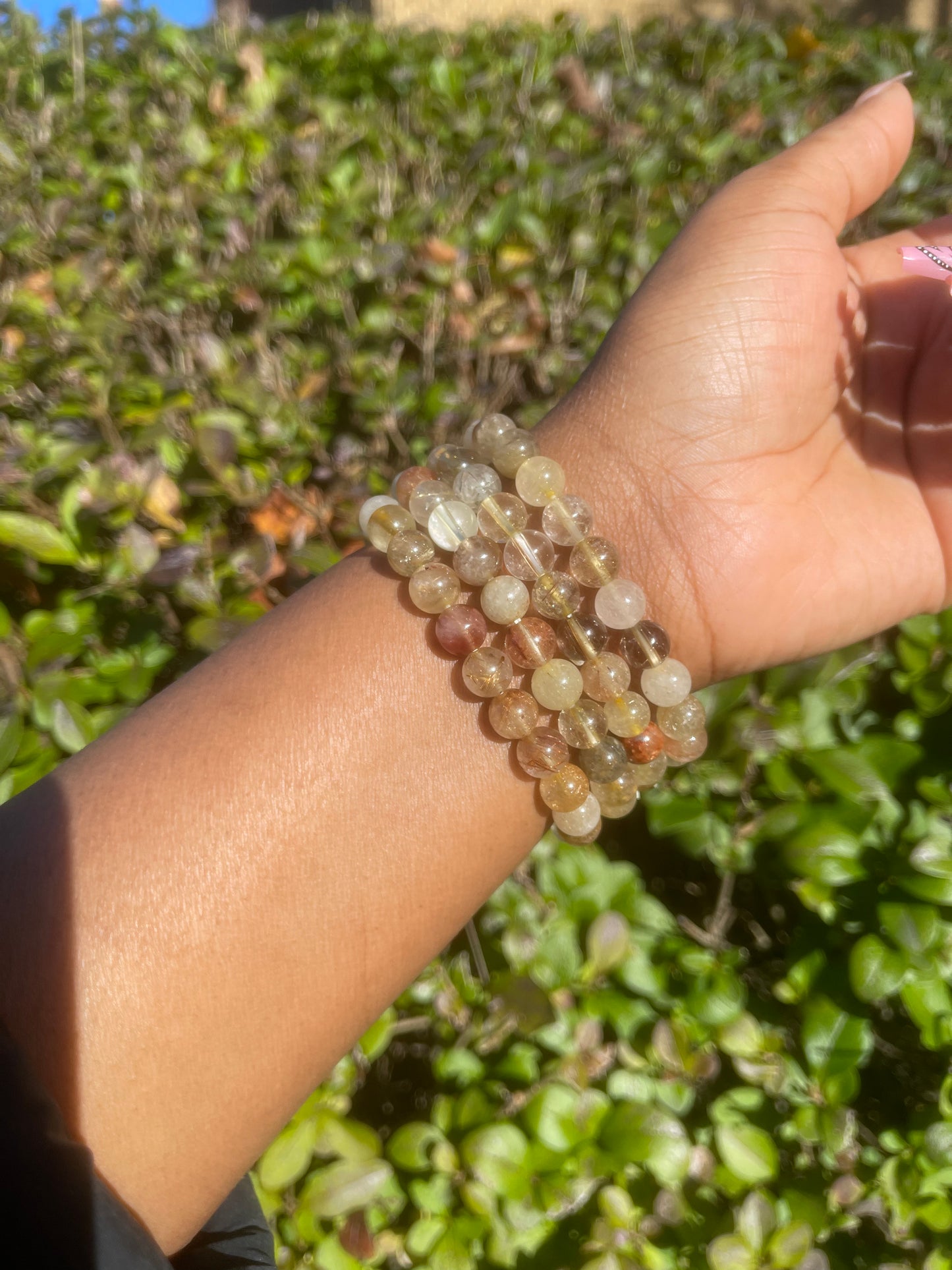 Rutilated Quartz Bracelet