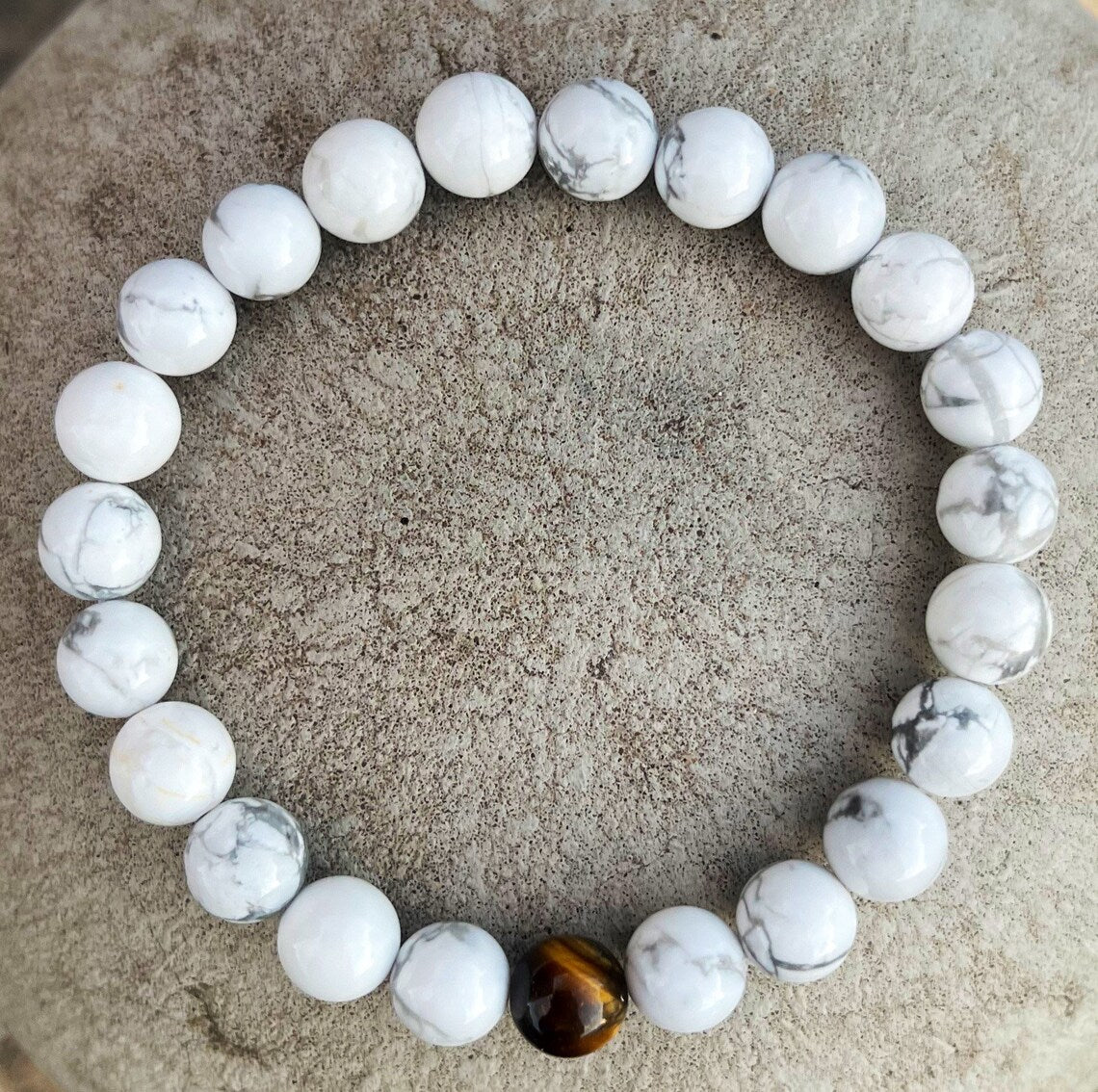 Tiger Eye Howlite Bracelet