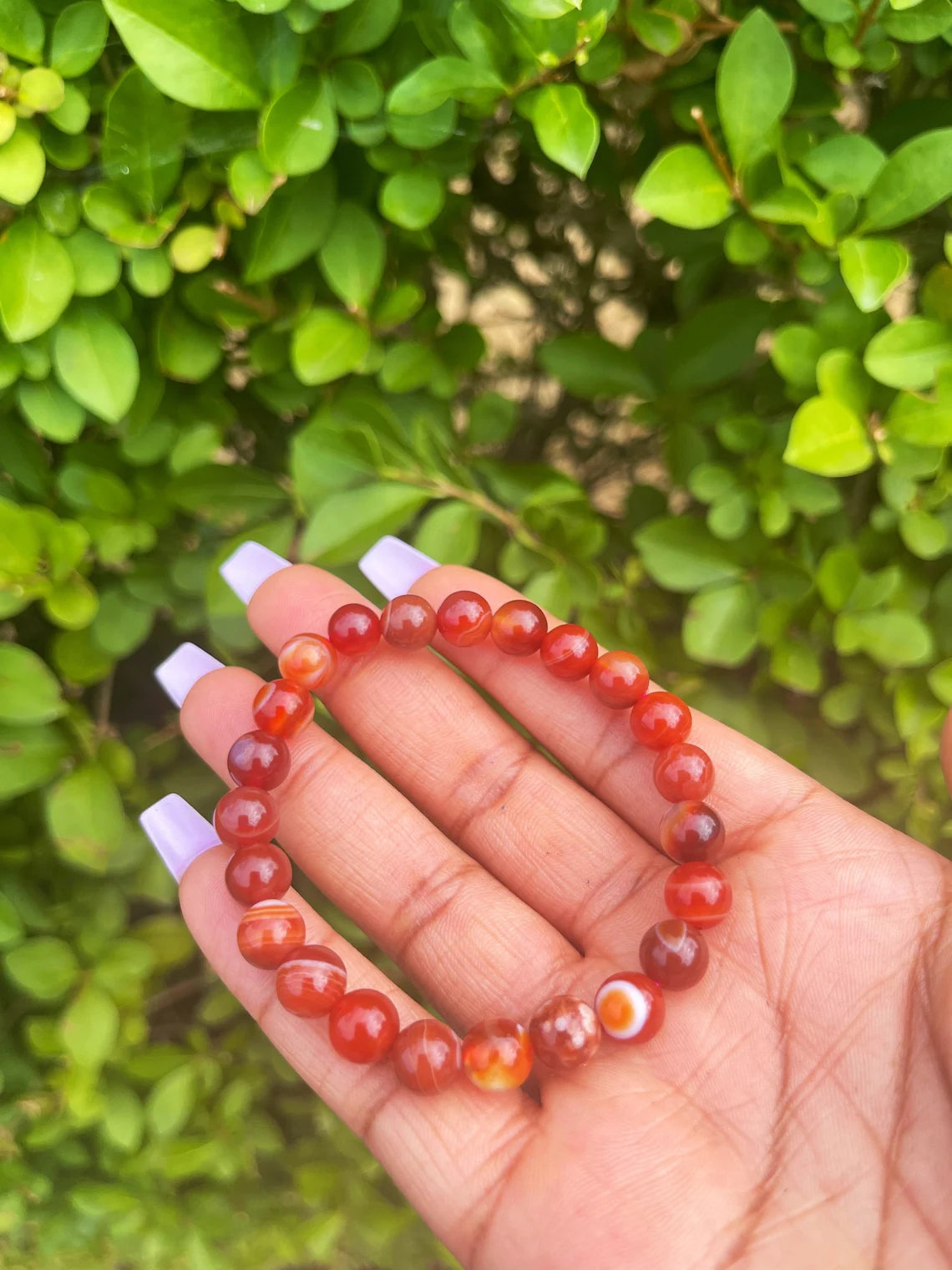 Banded Carnelian Bracelet