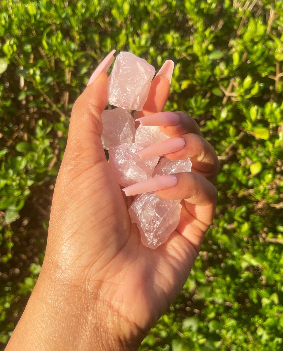 Raw Rose Quartz