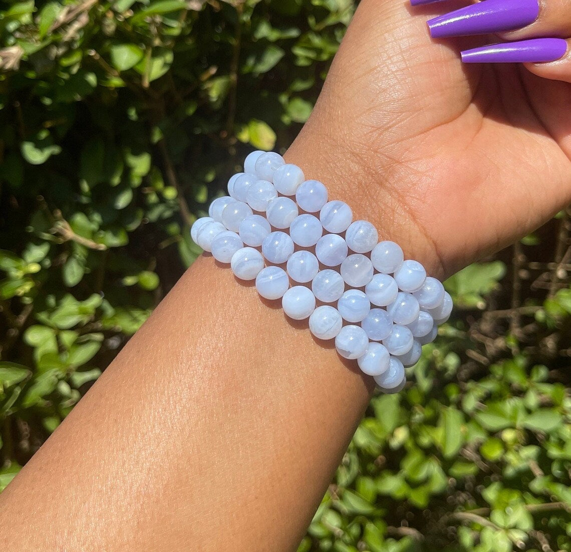 Blue Lace Agate Bracelet