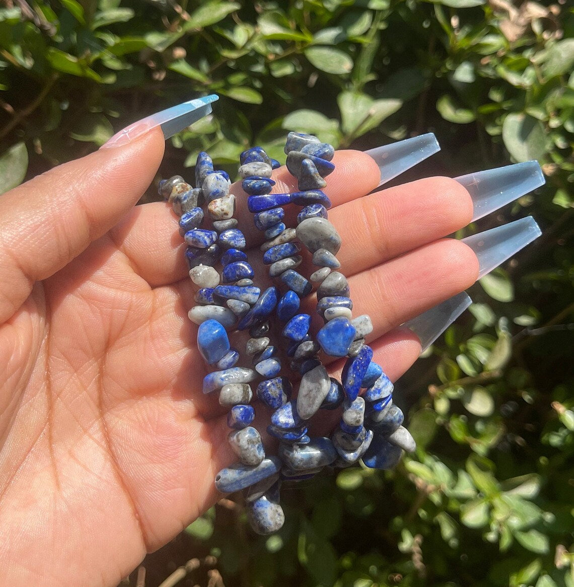 Lapis Lazuli Chip Bracelet