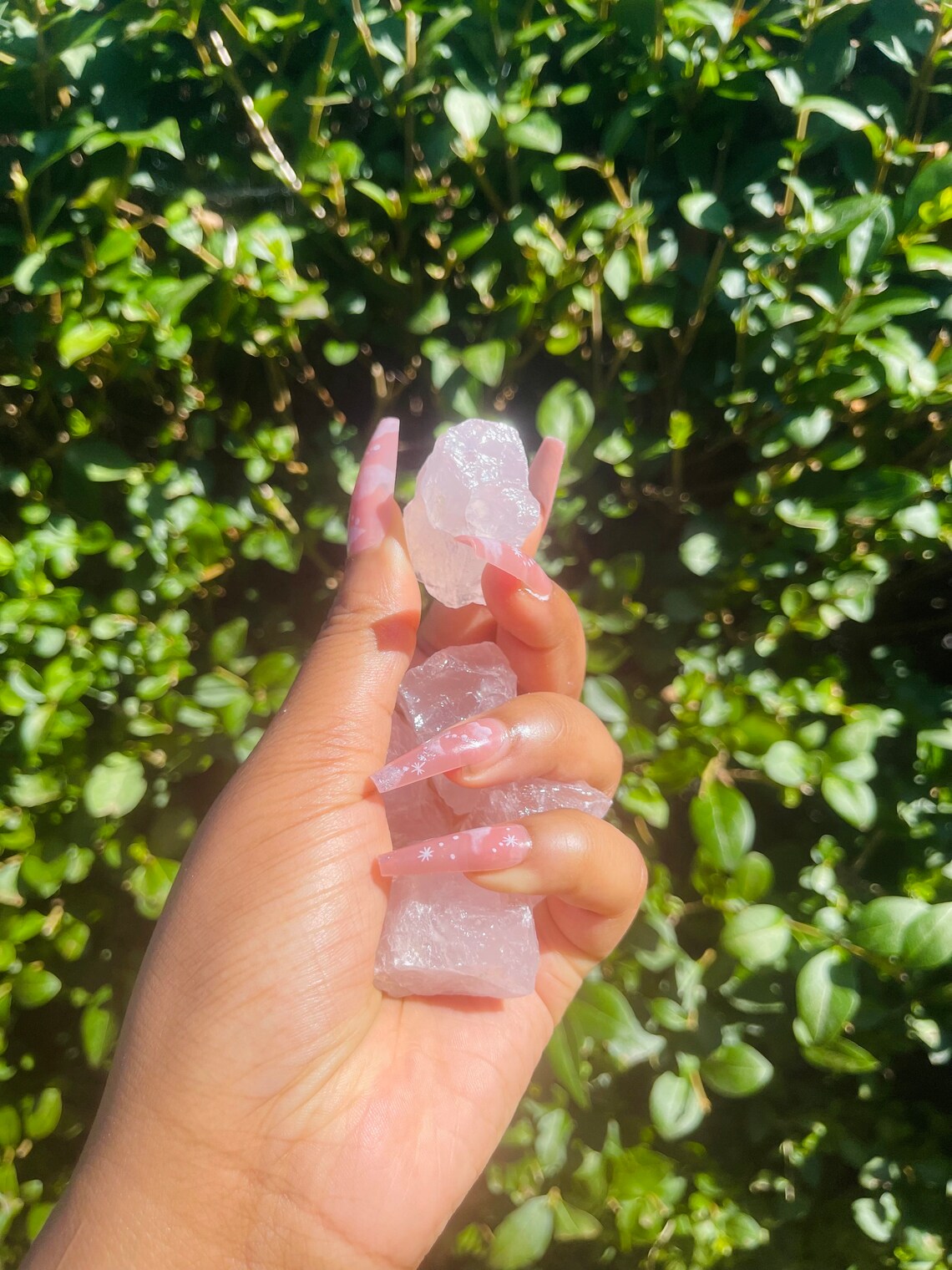 Raw Rose Quartz