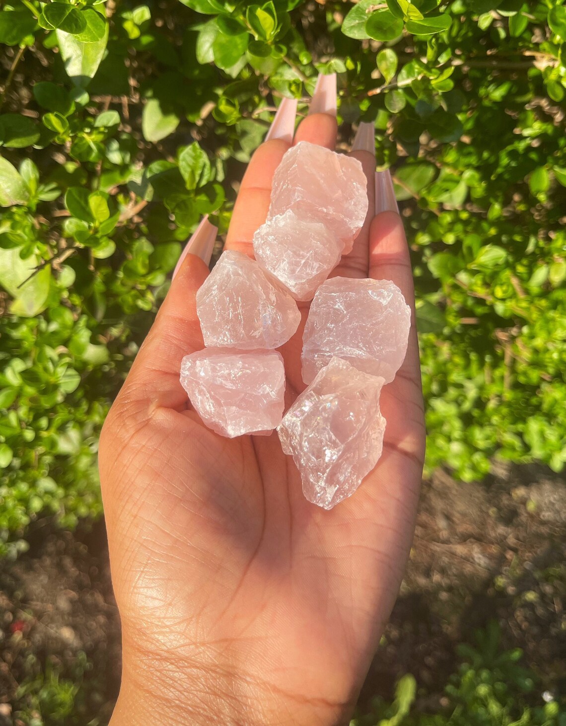 Raw Rose Quartz