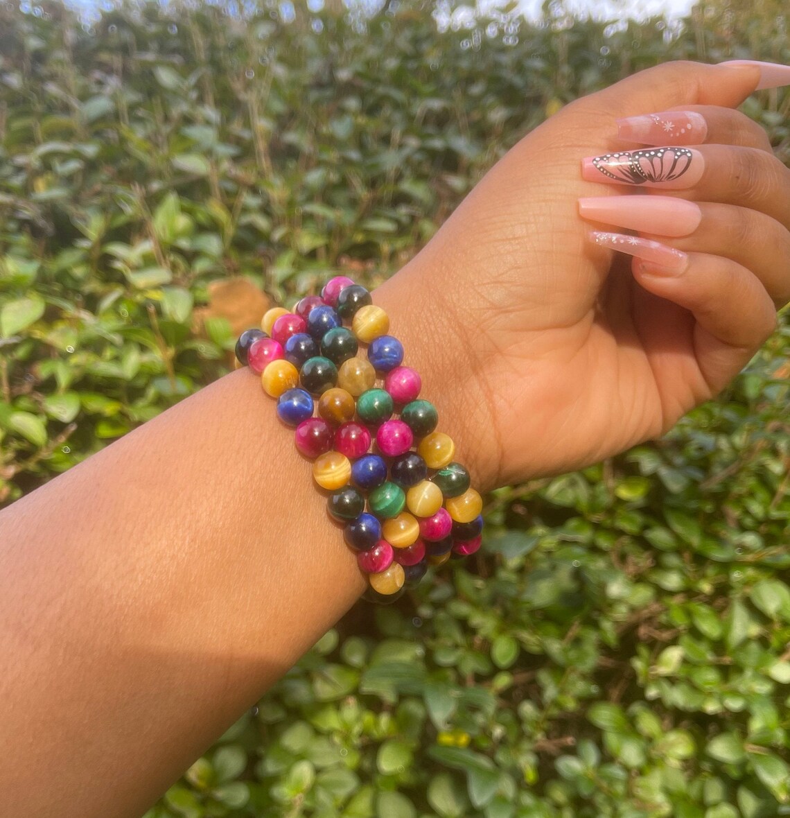 Colourful Tiger Eye Bracelet