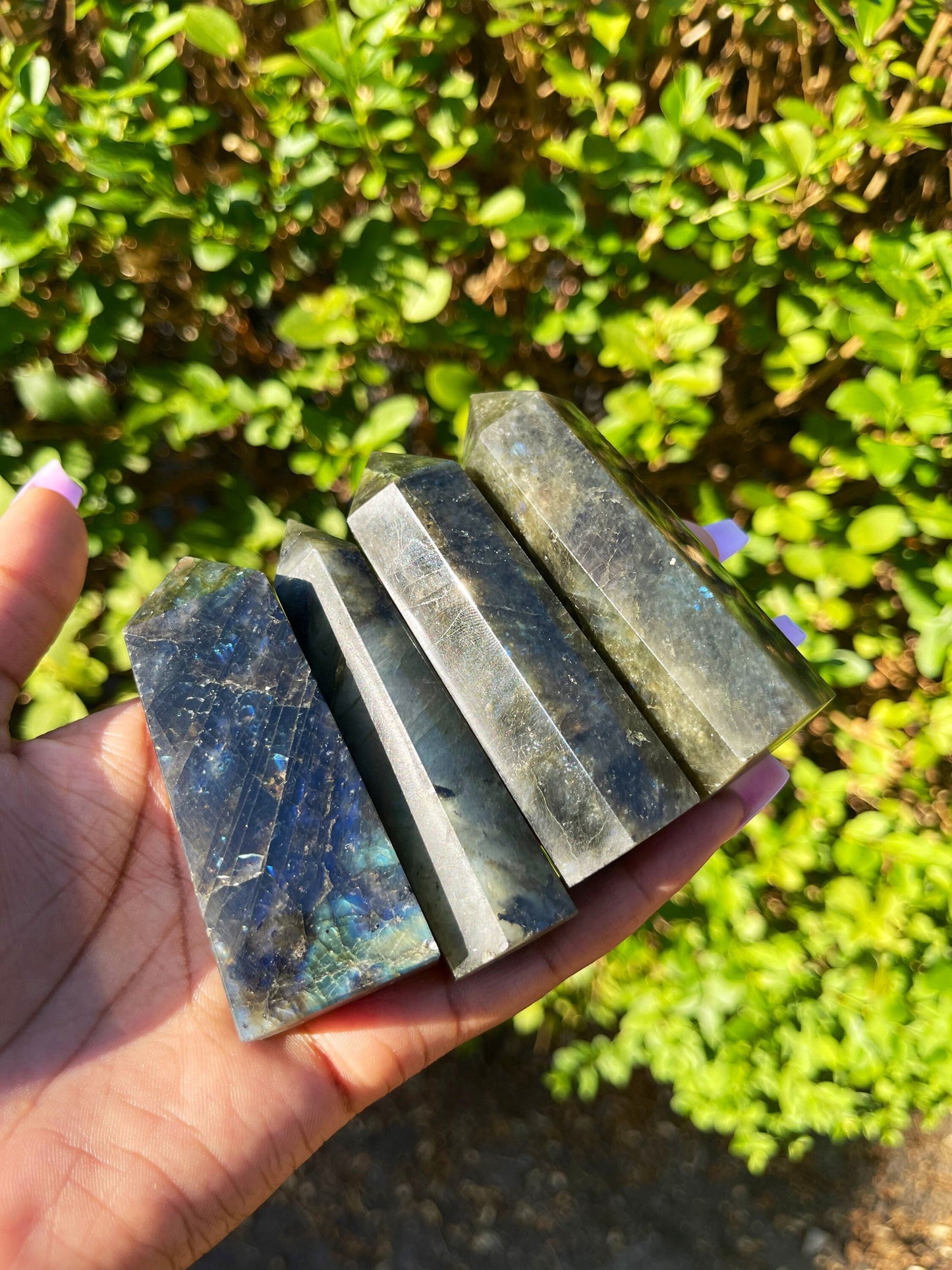 Labradorite Towers, Healing Crystals, Labradorite Tower points, High Grade gemstones, Polished Crystal Gemstones, 100% Natural Stones