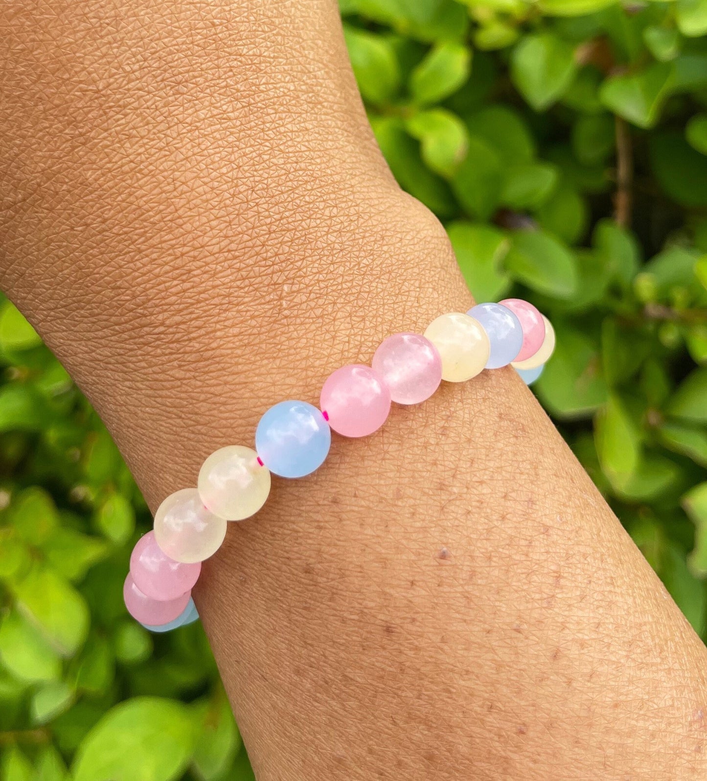 Morganite Bracelet, Healing Crystals, Crystal Bracelet, Birthday Gift, Best Friend, Friendship Bracelet, Gemstone Bracelet, Chakra Bracelet