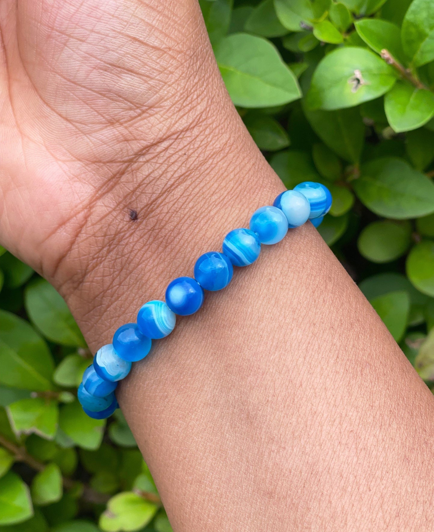 Blue Agate Bracelet