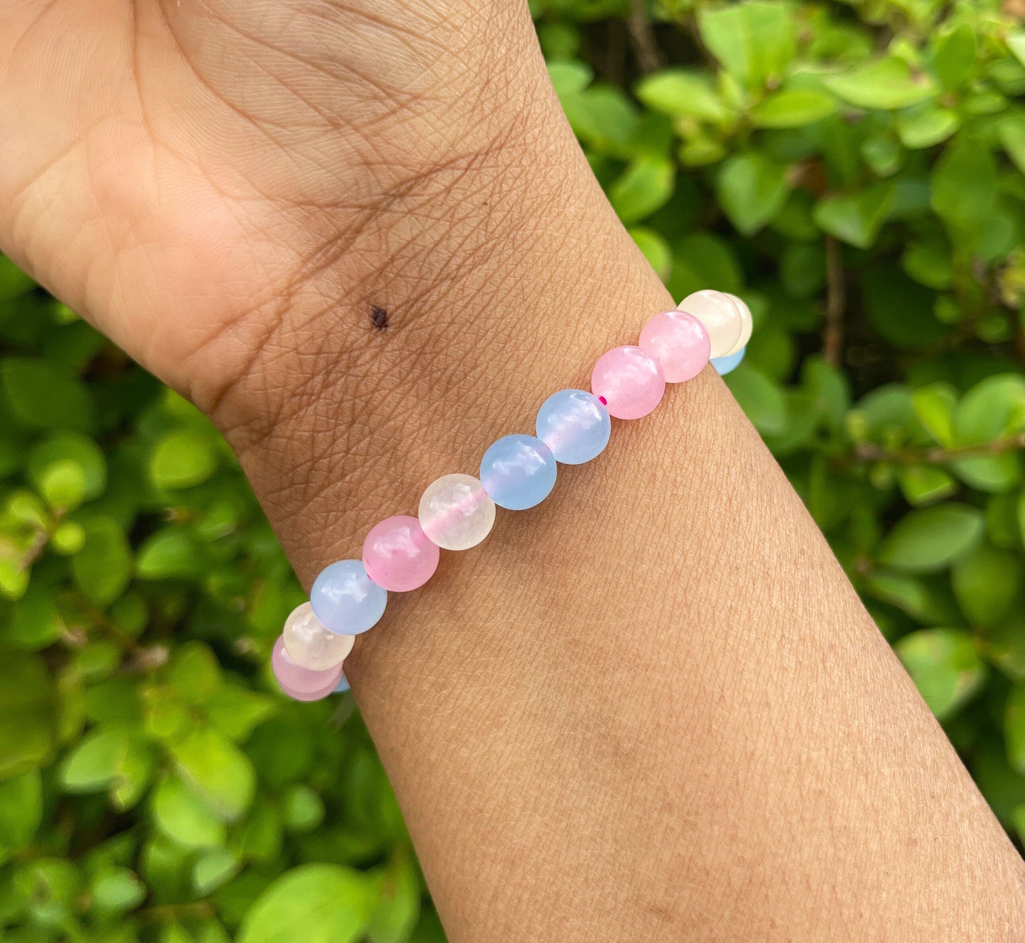 Morganite Bracelet, Healing Crystals, Crystal Bracelet, Birthday Gift, Best Friend, Friendship Bracelet, Gemstone Bracelet, Chakra Bracelet