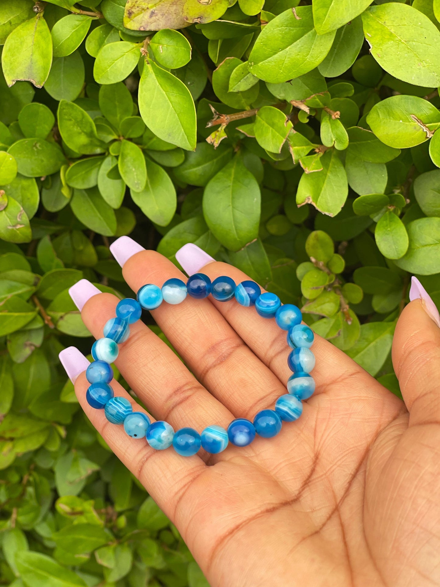 Blue Agate Bracelet