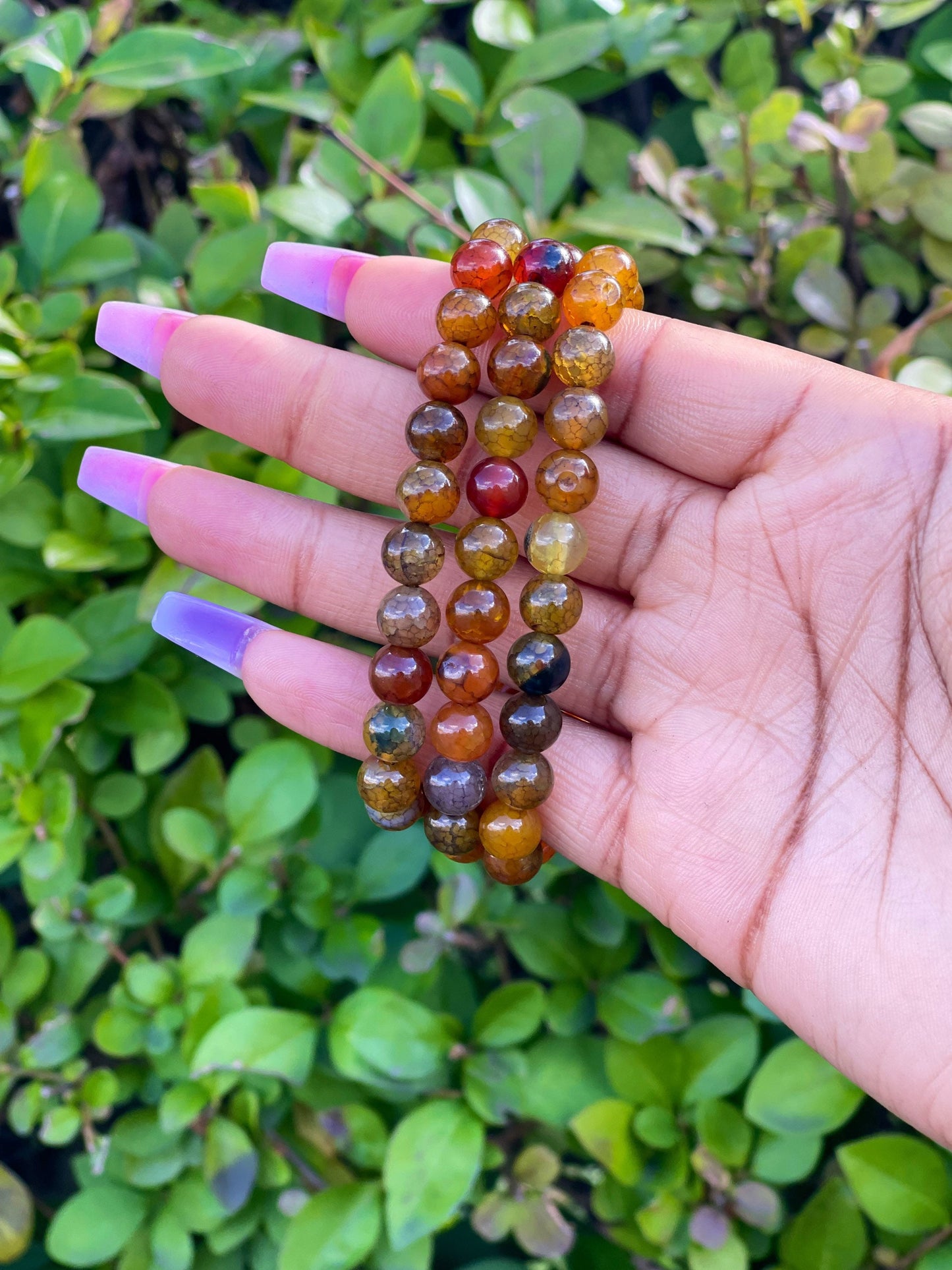 Dragon Vein Agate Bracelet