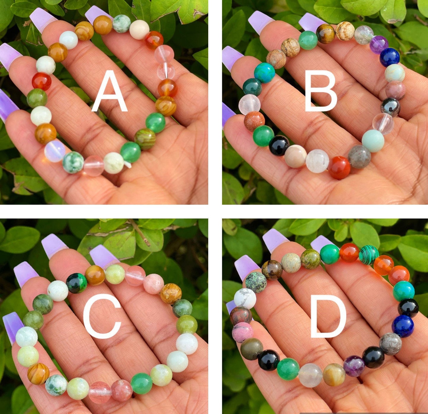 Pick your Bracelet! Crystal Bracelets, Healing Crystals, Gemstone Chakra Bracelets, Bracelets for Women, Friendship Gift, Chakra Stones