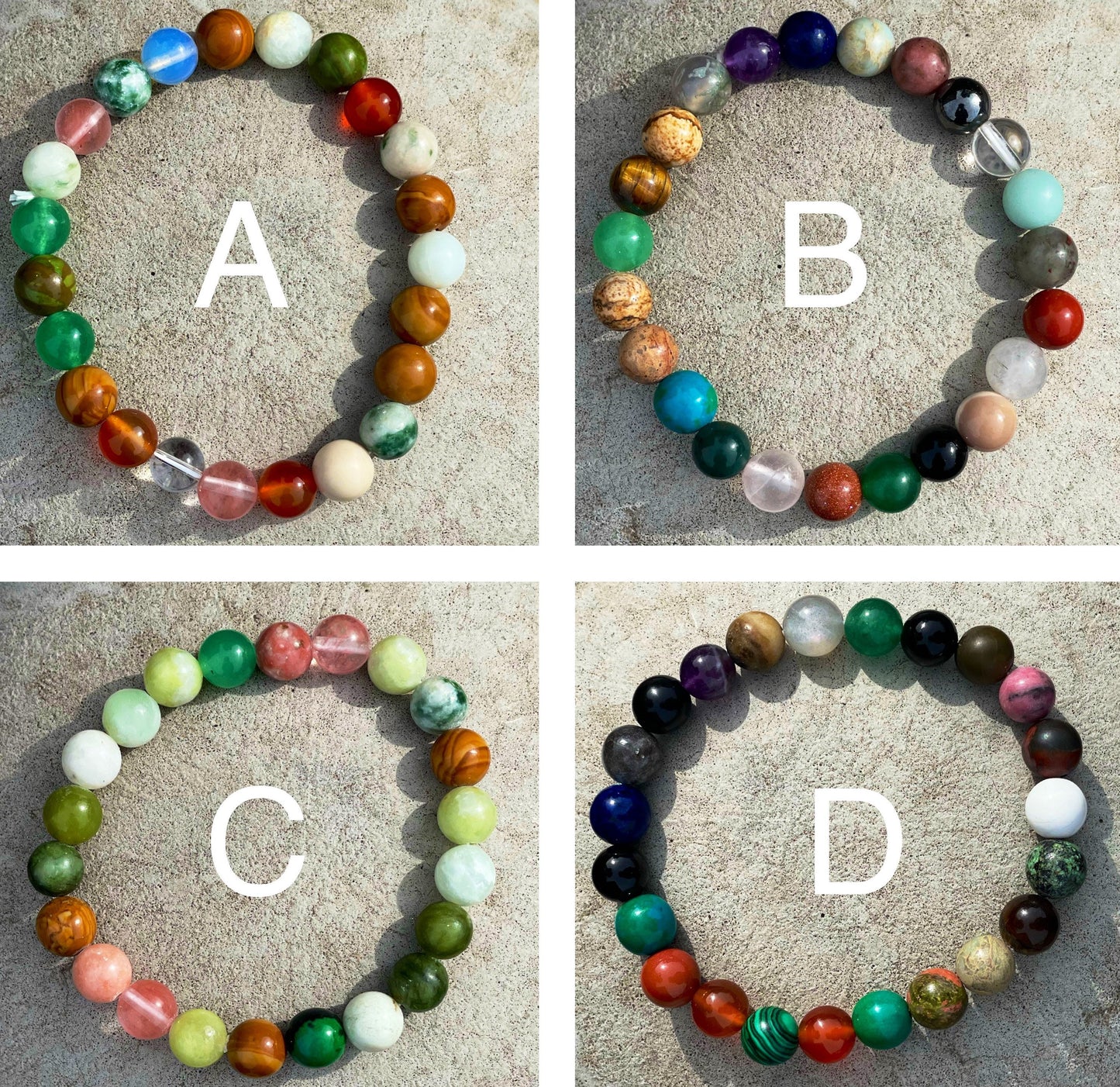 Pick your Bracelet! Crystal Bracelets, Healing Crystals, Gemstone Chakra Bracelets, Bracelets for Women, Friendship Gift, Chakra Stones