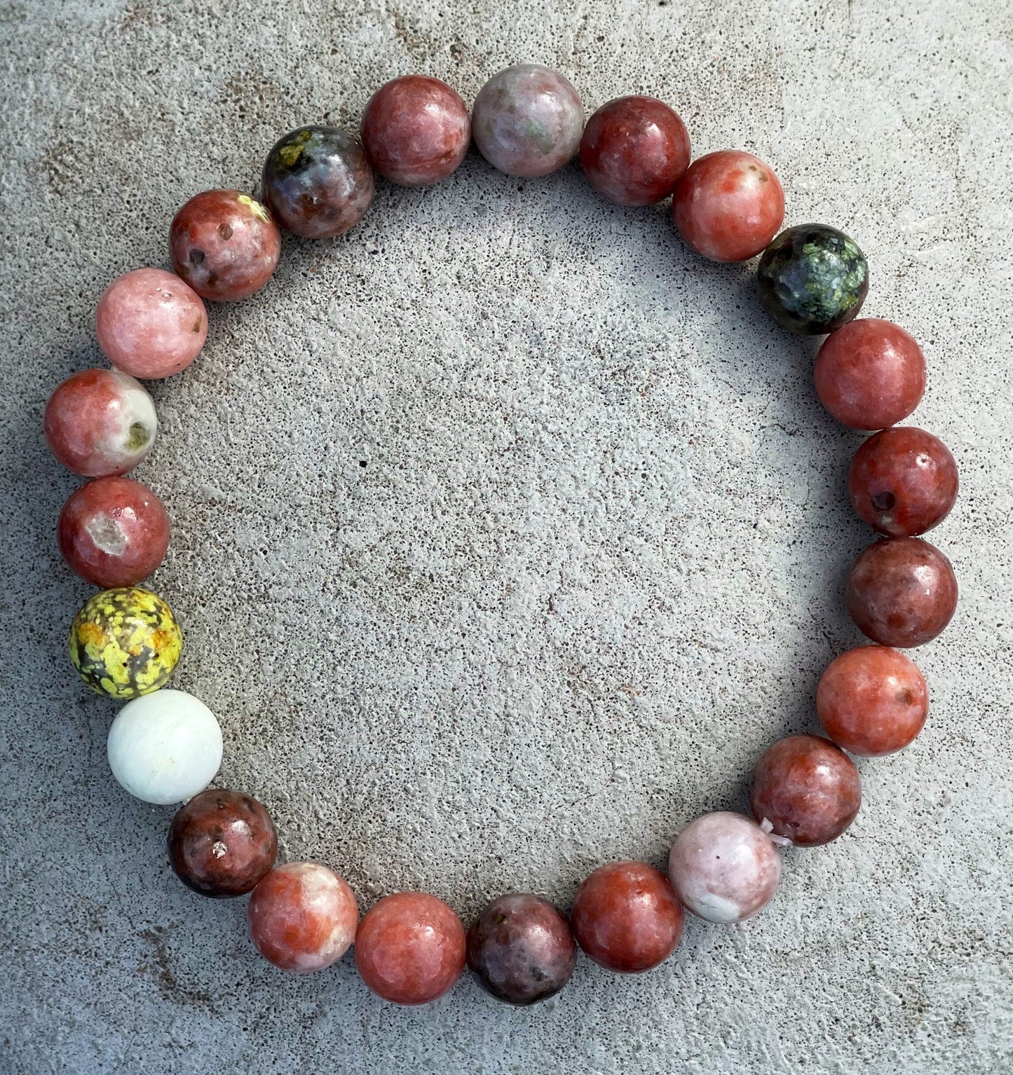 Pink Plum Blossom Bracelet, Healing Crystals, Reiki Chakra Bracelet, Mum Gift, Gift for her, Gemstone Jasper Bracelet, Long Distance Gift,