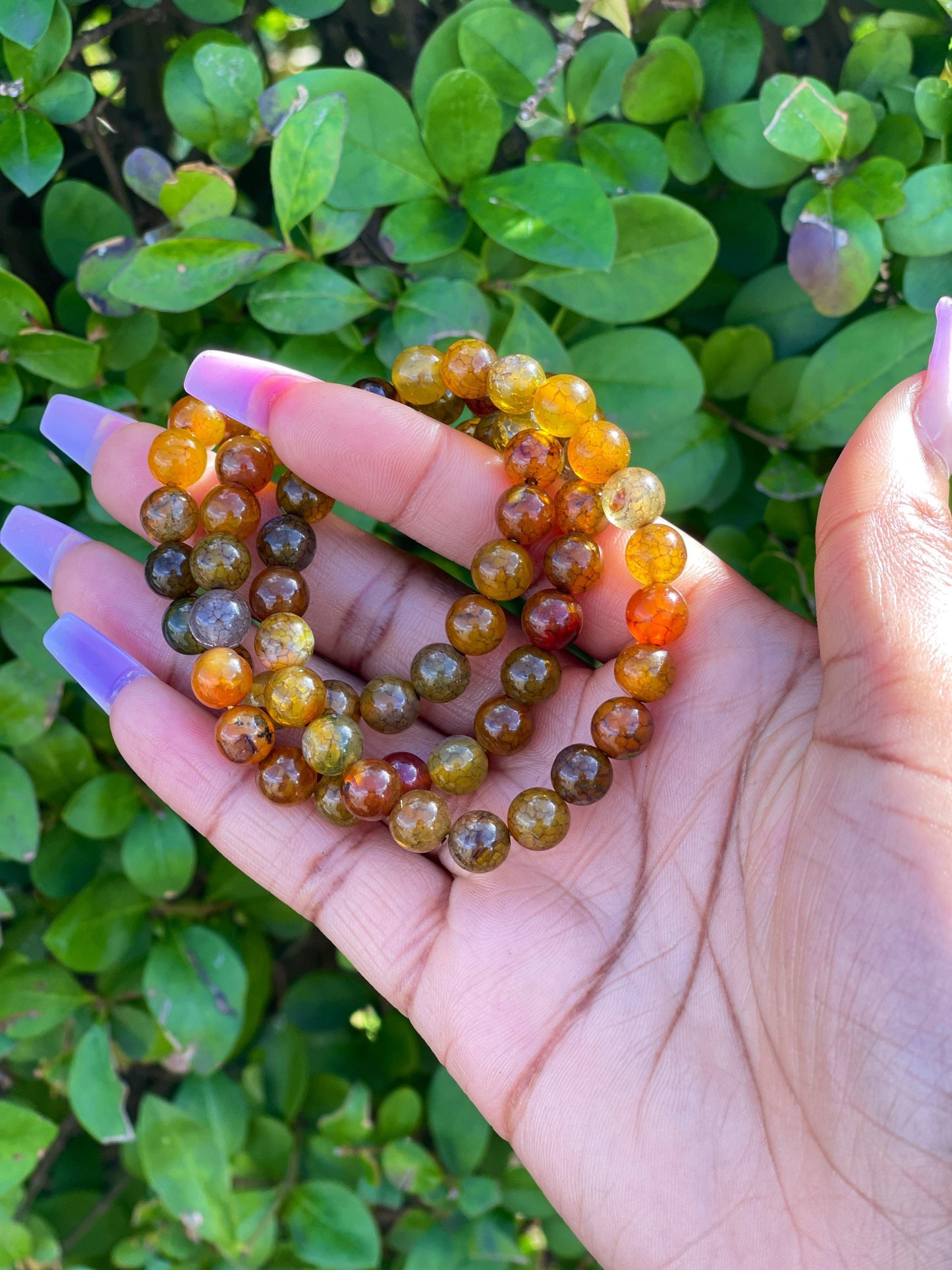 Dragon Vein Agate Bracelet