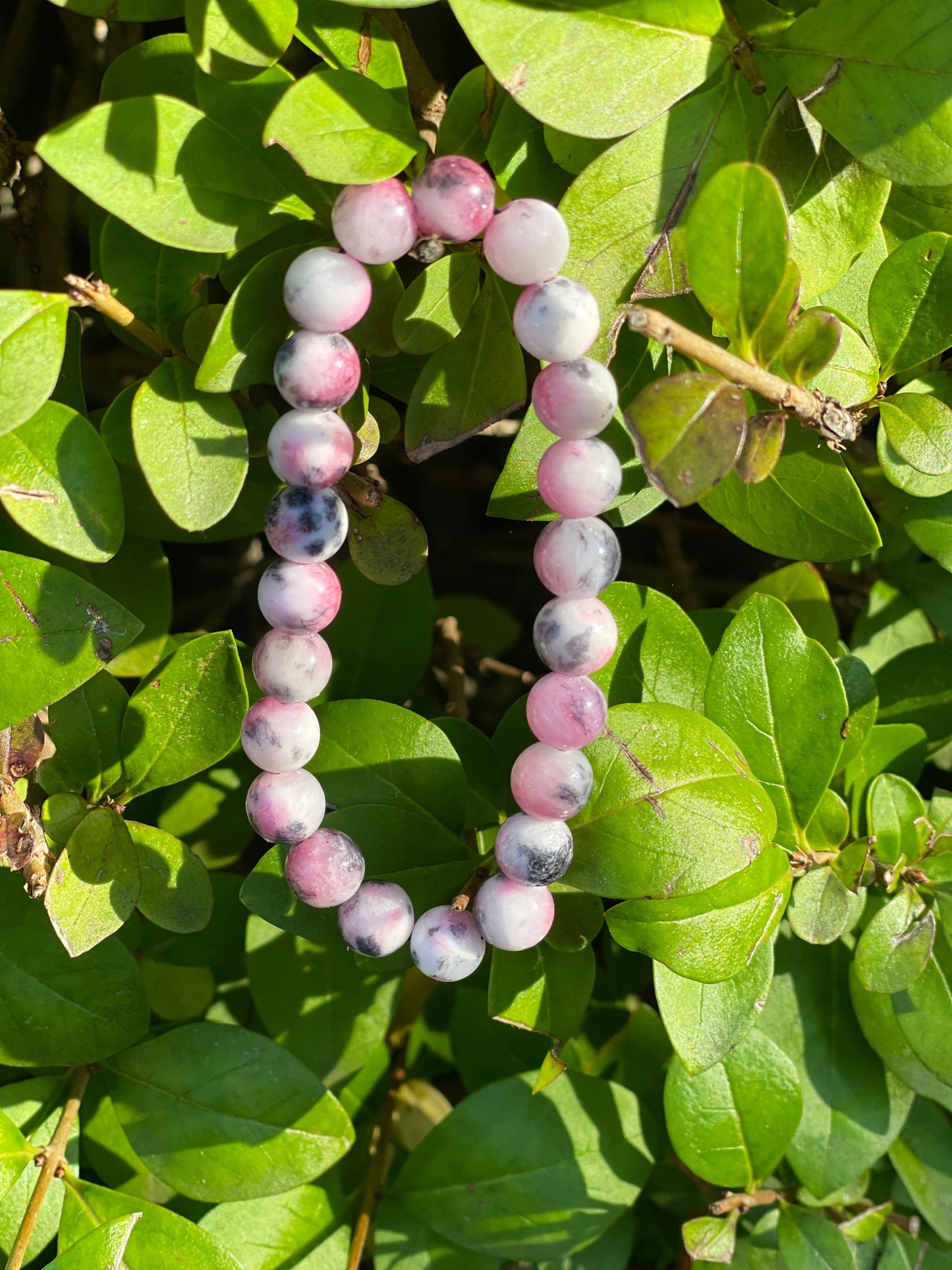 Persian Light Pink Jade Bracelet, Healing Crystals, Best Friend Bracelet, Crystal Bracelet For Girls, Friendship Bracelet, Birthday Gift