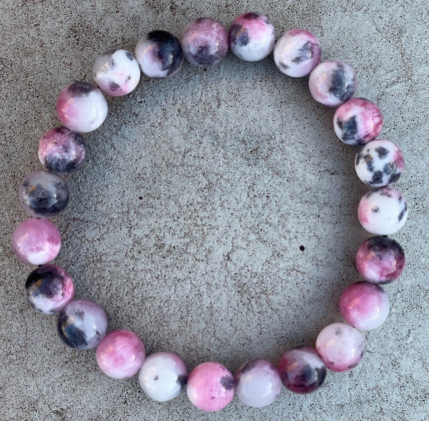 Persian Light Pink Jade Bracelet, Healing Crystals, Best Friend Bracelet, Crystal Bracelet For Girls, Friendship Bracelet, Birthday Gift