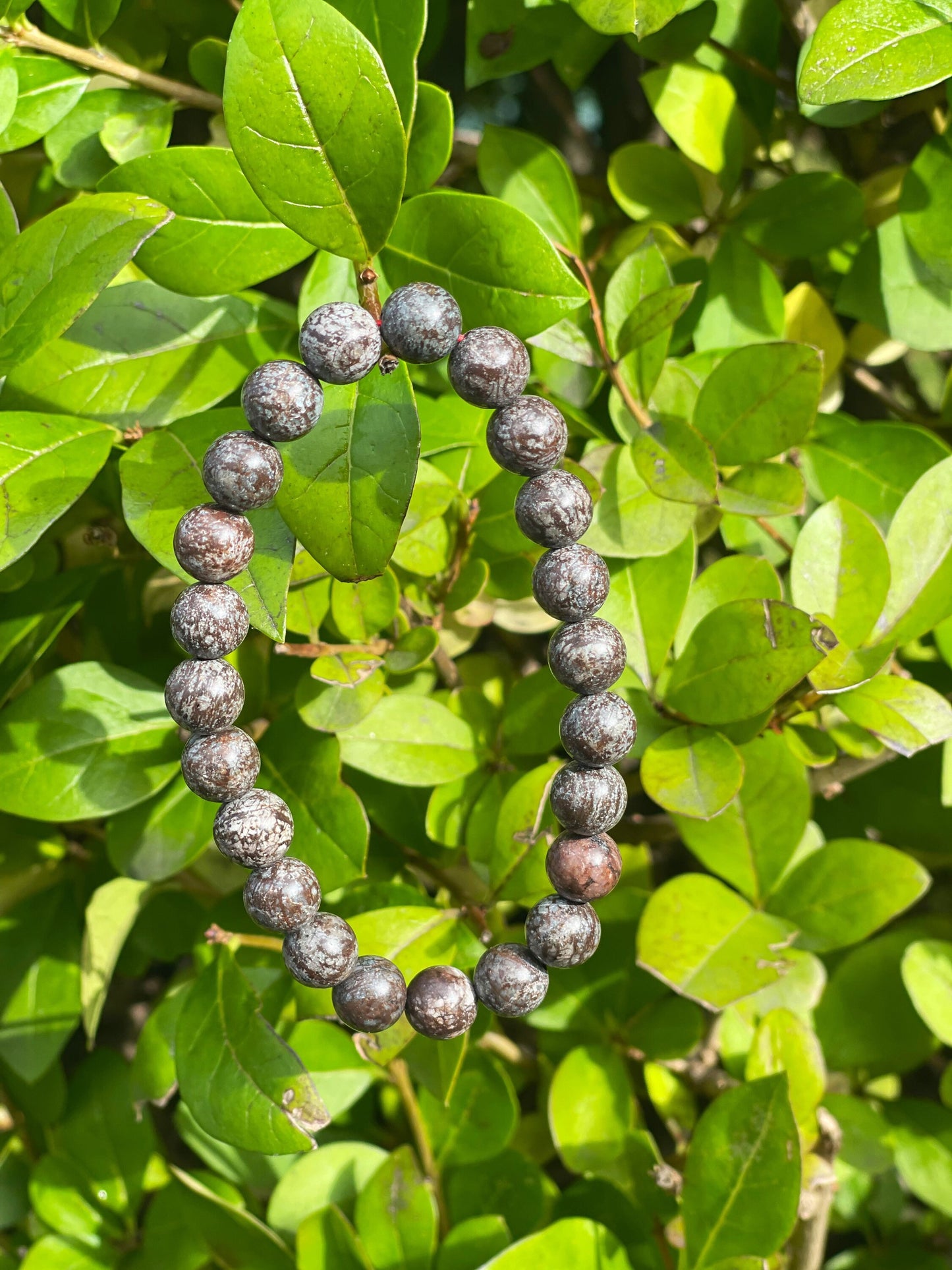 Red Obsidian Snowflake Bracelet, Crystal Bracelet, Ultimate Protection Bracelet, Handmade Jewelry Natural Gemstone Bracelet, Chakra Gift