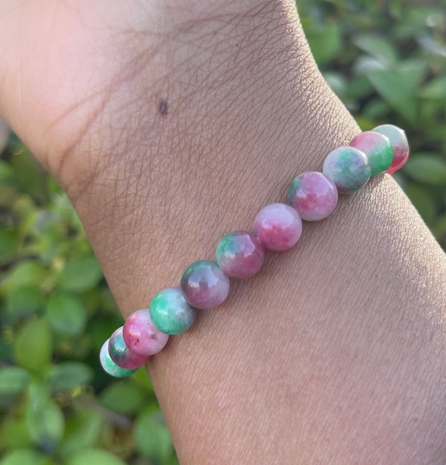 Watermelon Jade Bracelet