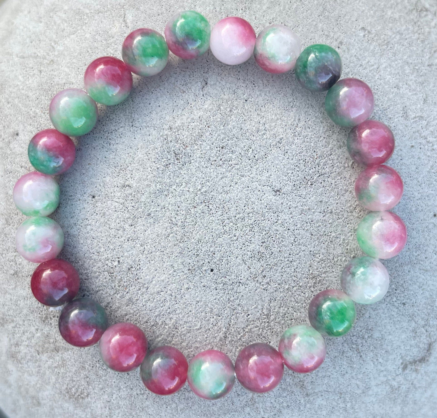 Watermelon Jade Bracelet