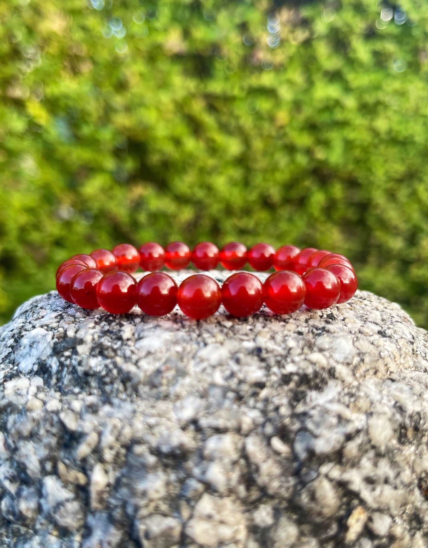 Dark Red Carnelian Bracelet