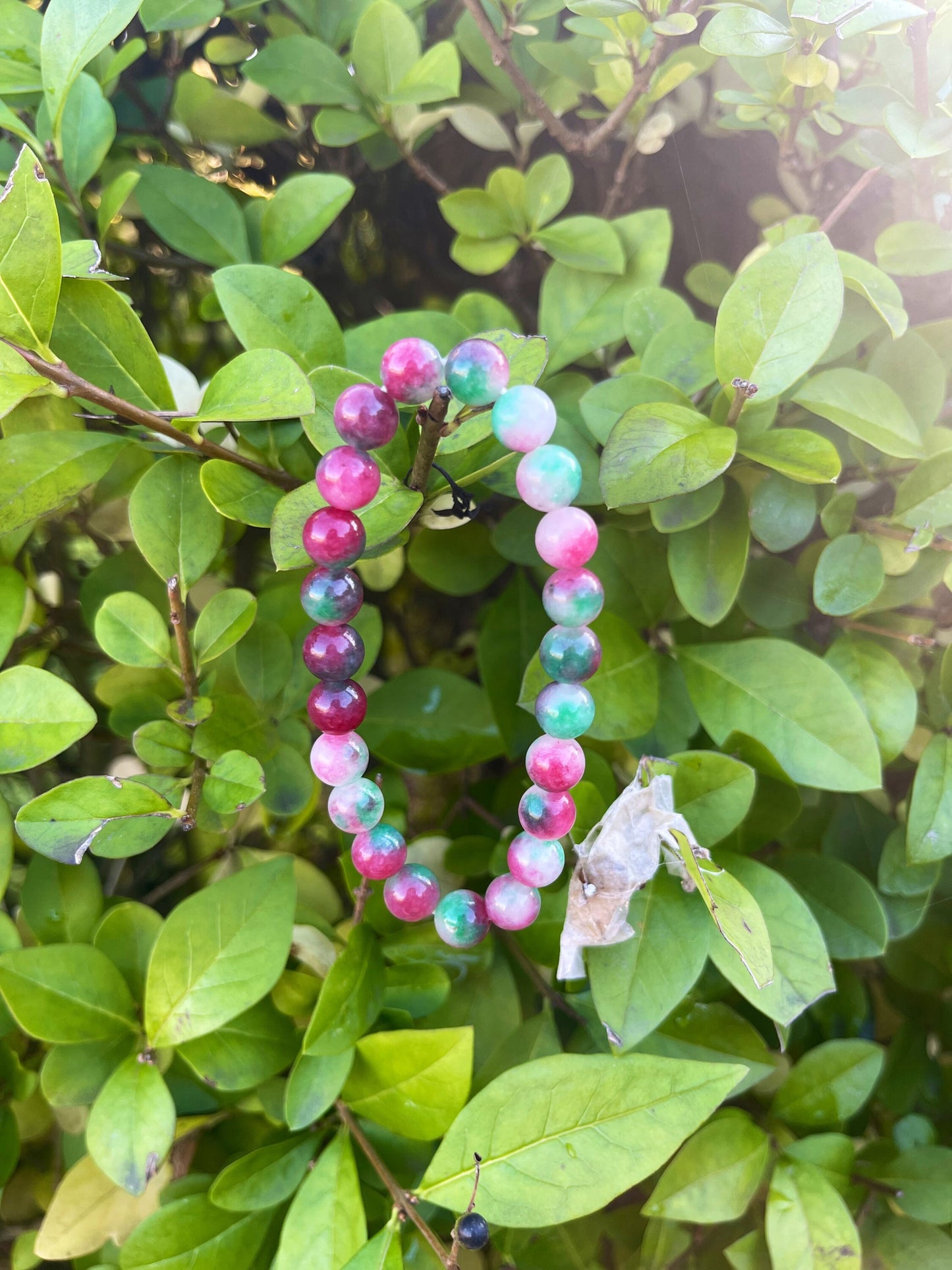 Watermelon Jade Bracelet