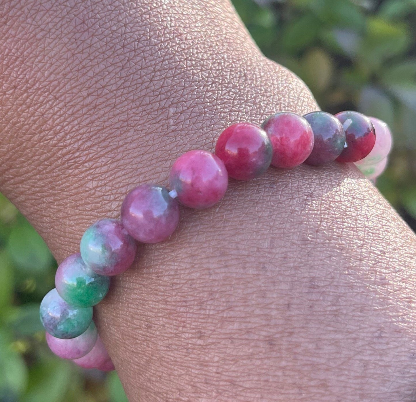 Watermelon Jade Bracelet