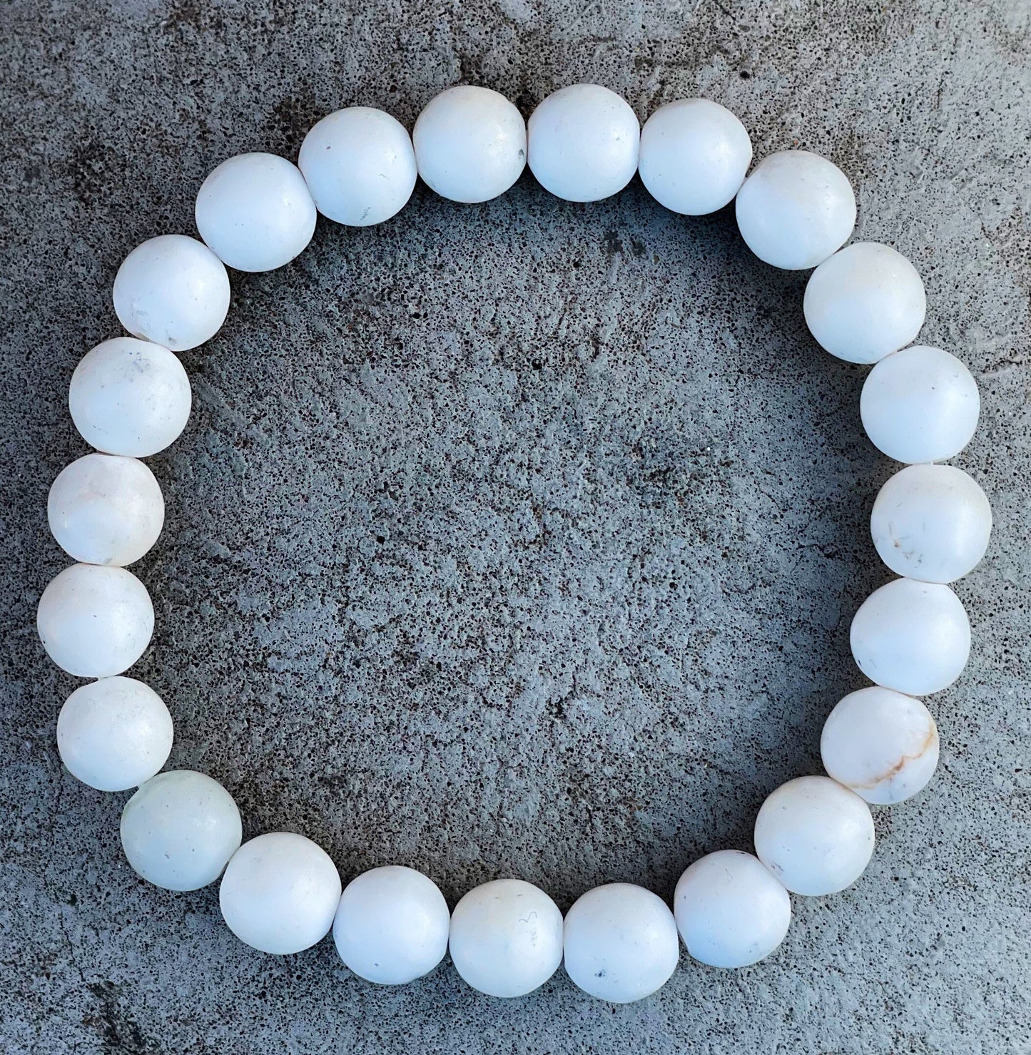 Malaysian Matte White Jade Bracelet, Gemstone Bracelet, Reiki Chakra Healing, Natural Matte Beads Bracelet,  Healing Crystals, Crystal Gifts