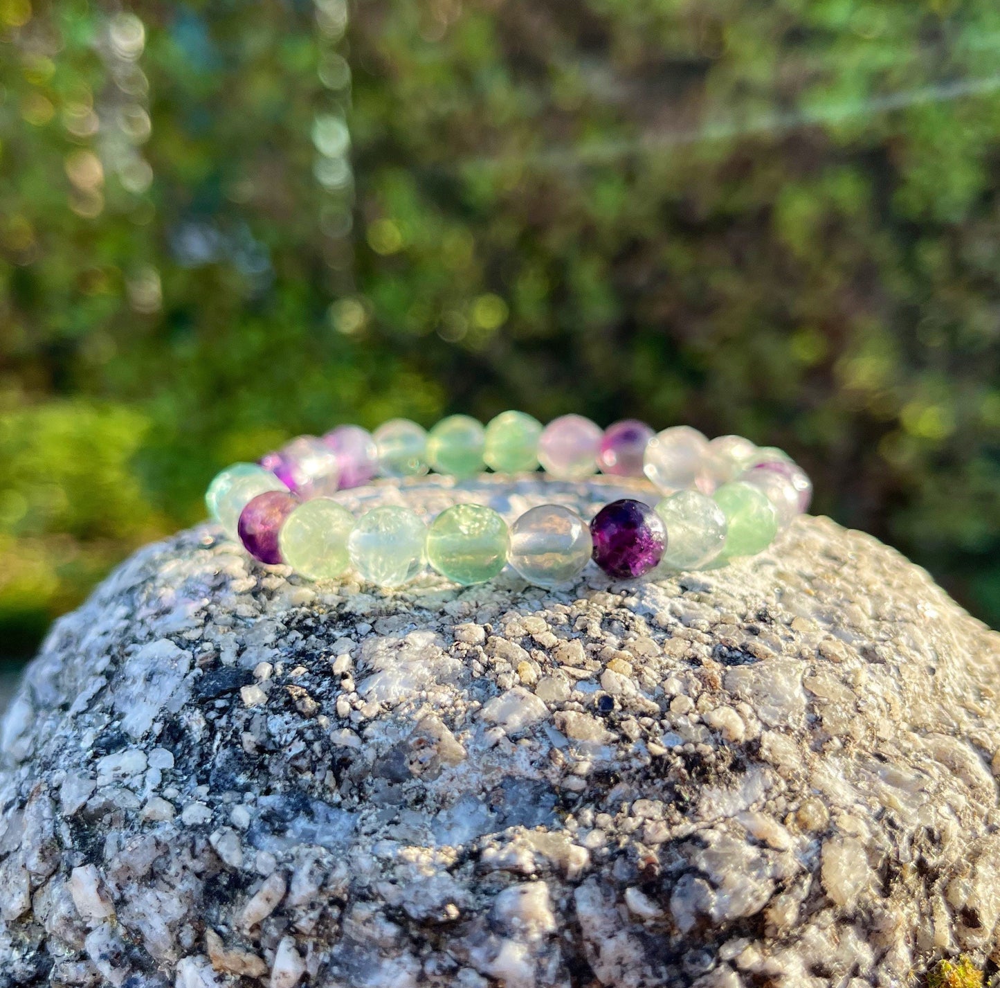 Faceted Fluorite Bracelet