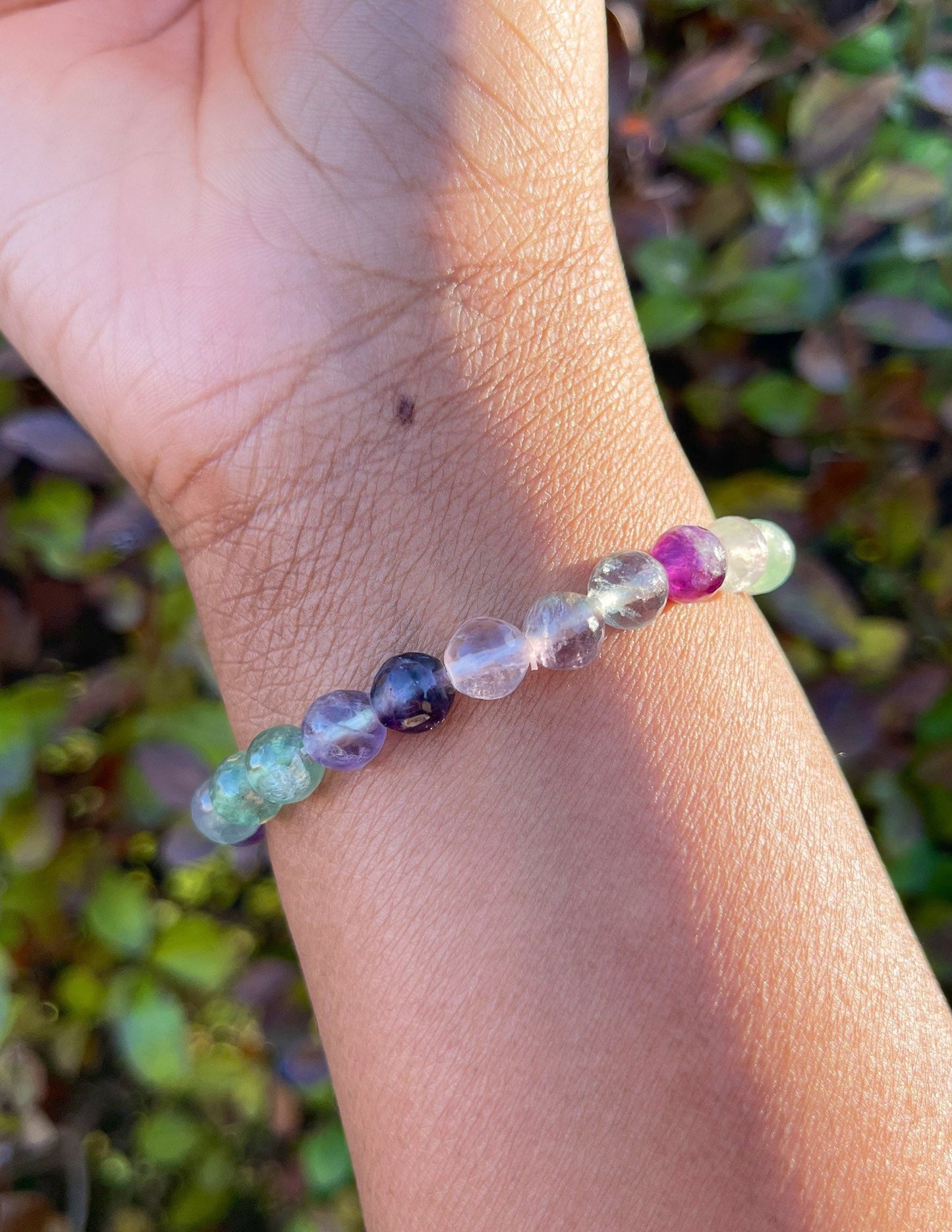 Faceted Fluorite Bracelet