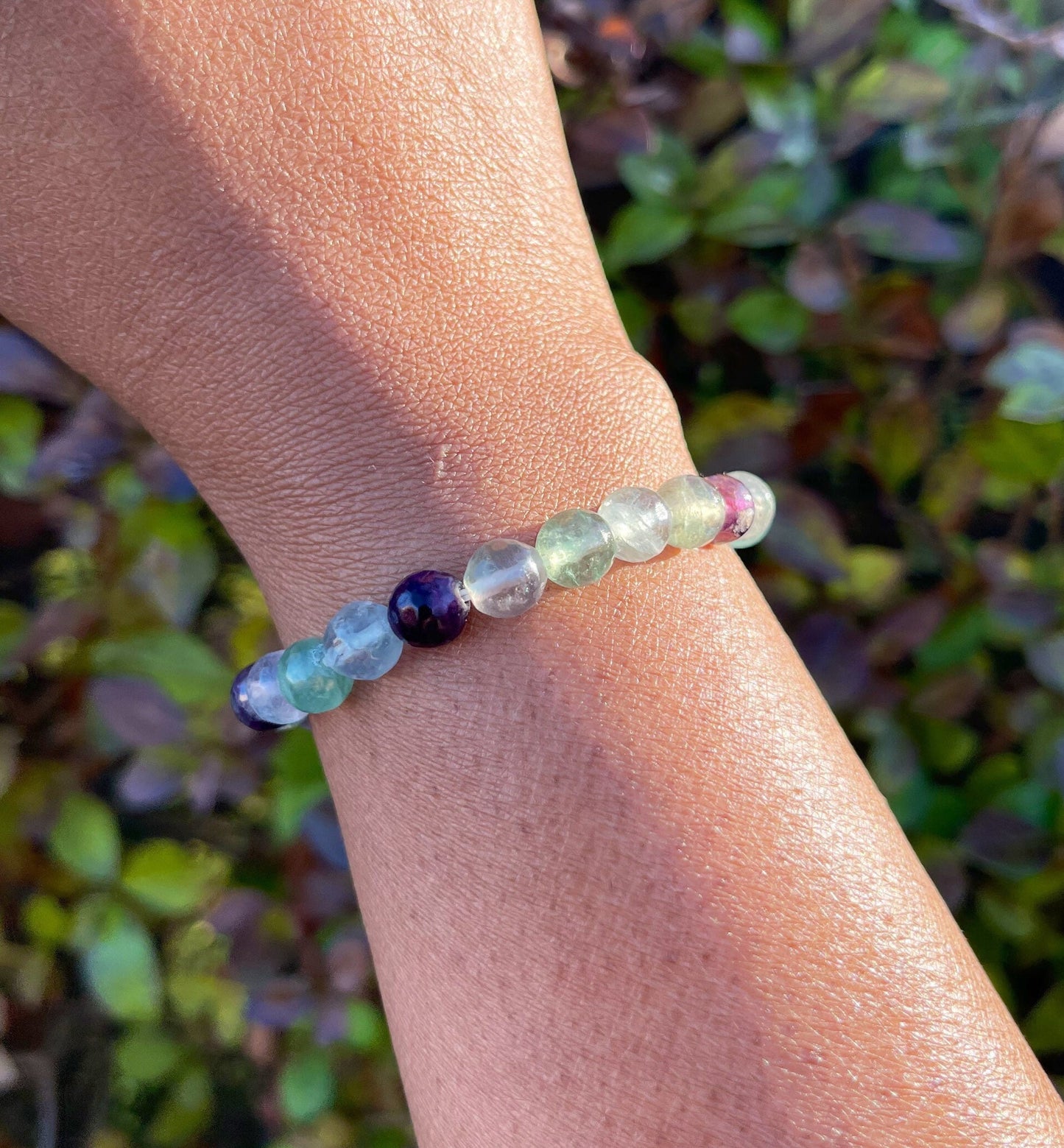 Faceted Fluorite Bracelet