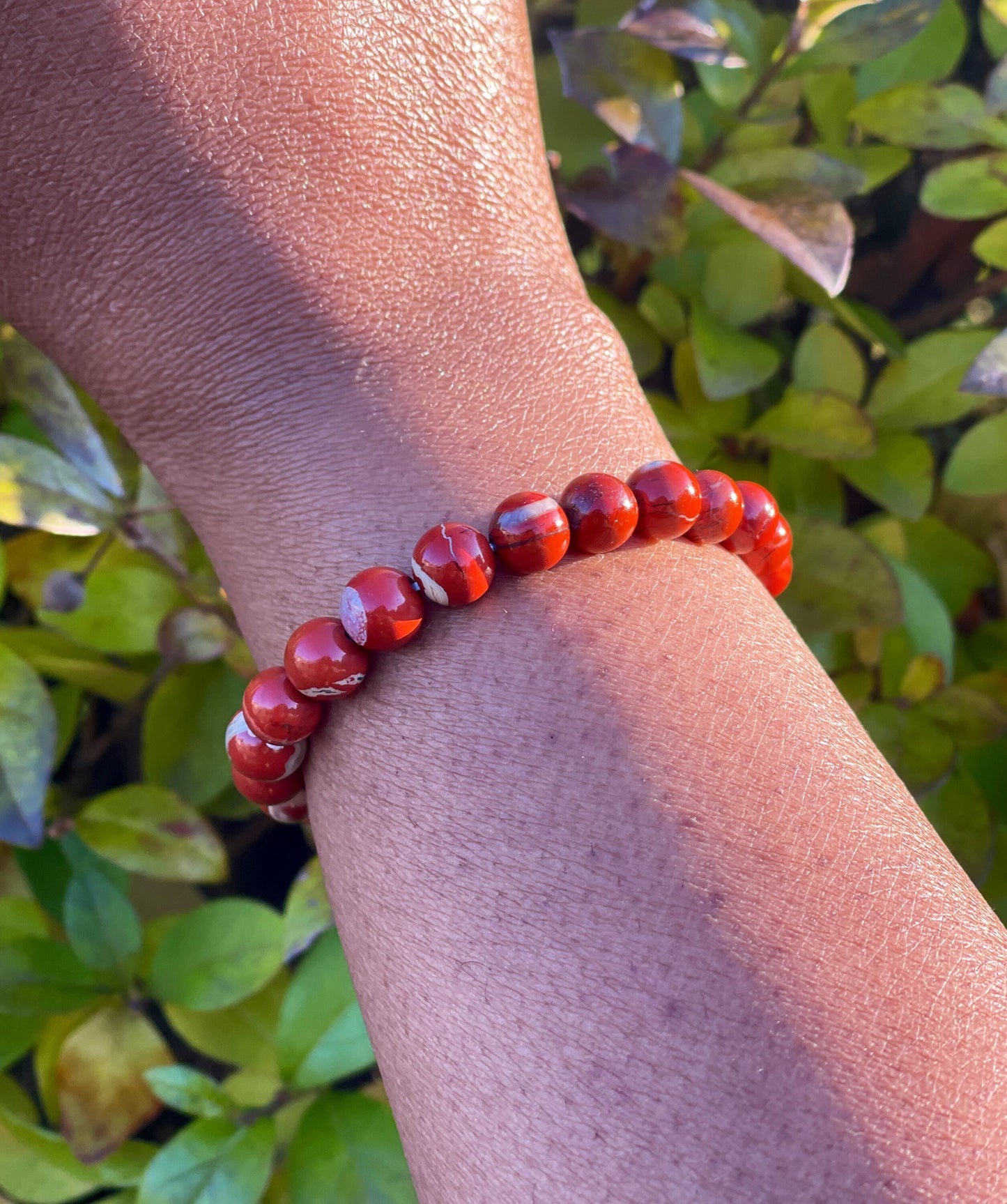 Banded Red Jasper Bracelet