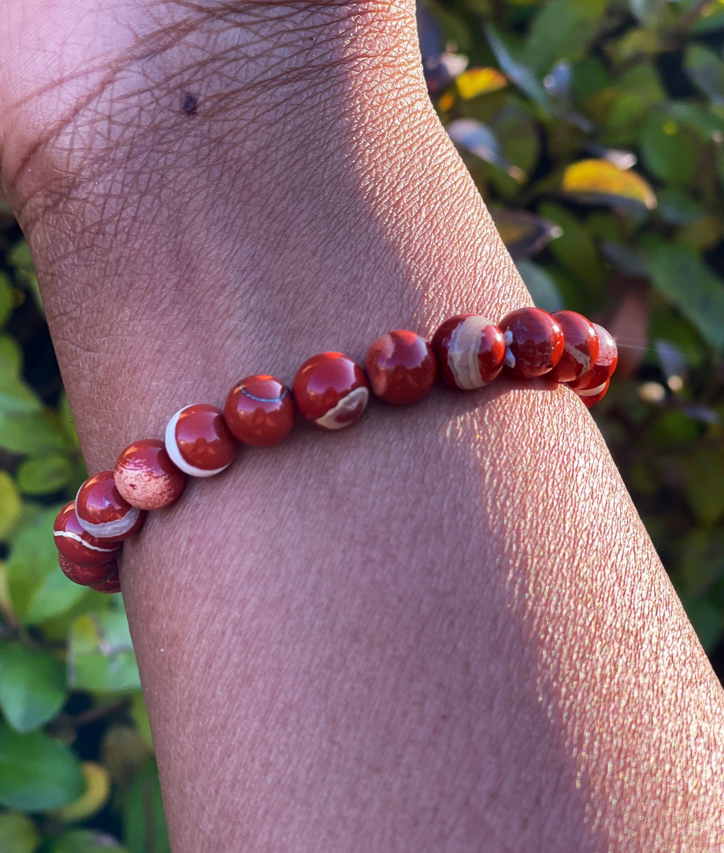 Banded Red Jasper Bracelet