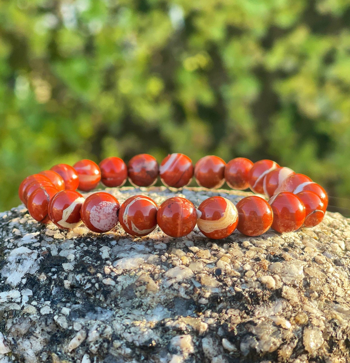 Banded Red Jasper Bracelet