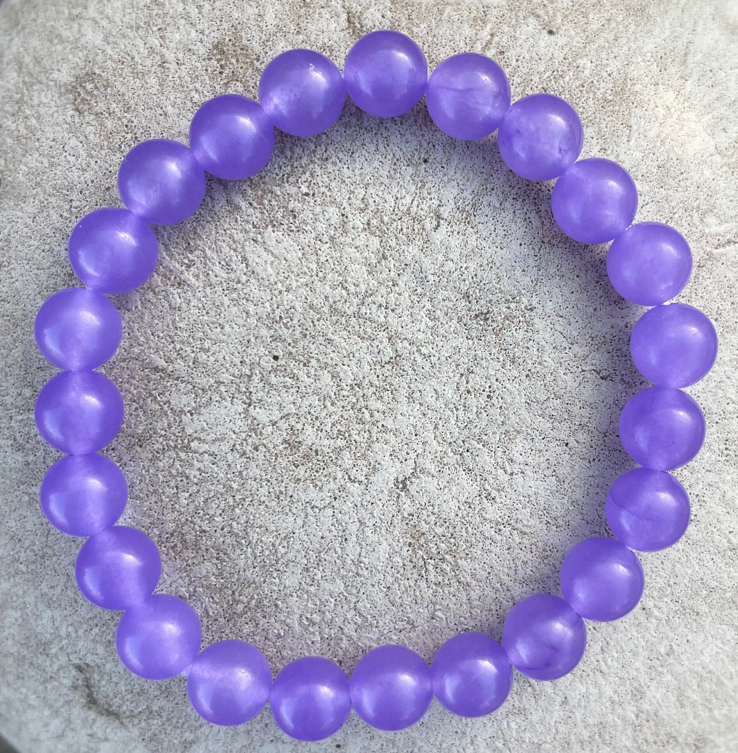 Dark Purple Chalcedony Bracelet