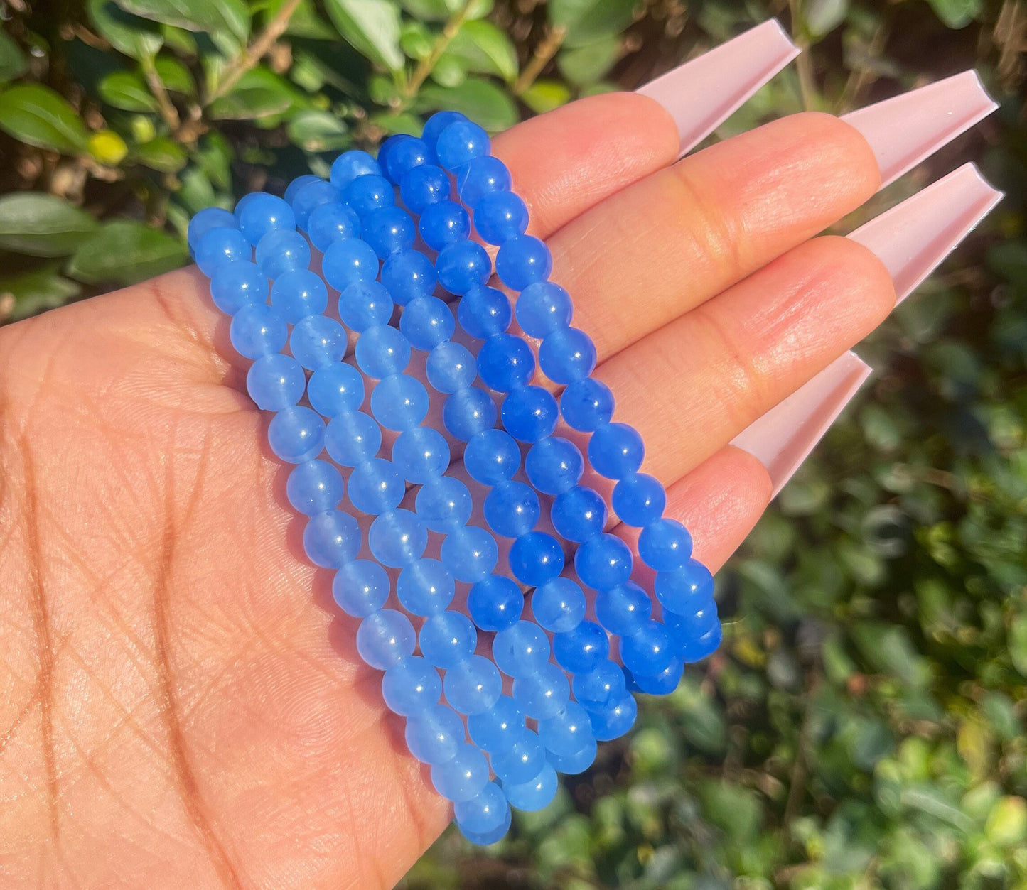 Blue Jade Bracelet