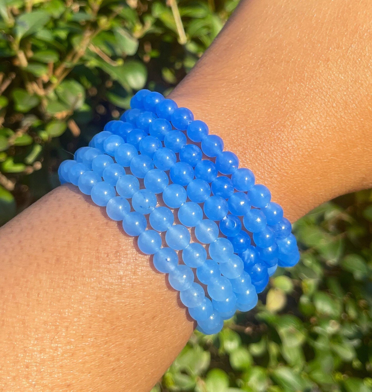 Blue Jade Bracelet