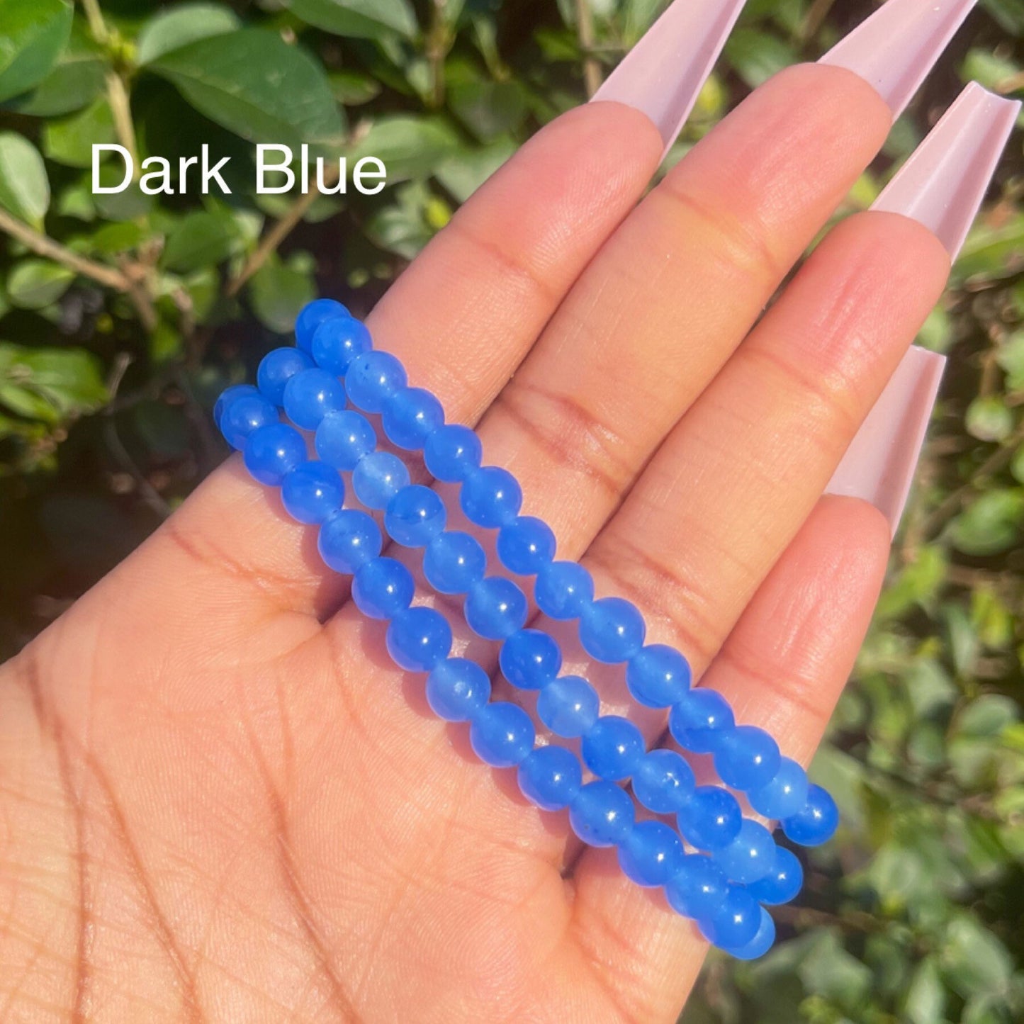 Blue Jade Bracelet