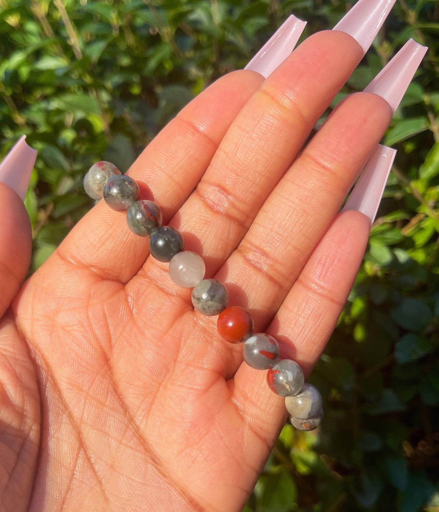 African Bloodstone Bracelet