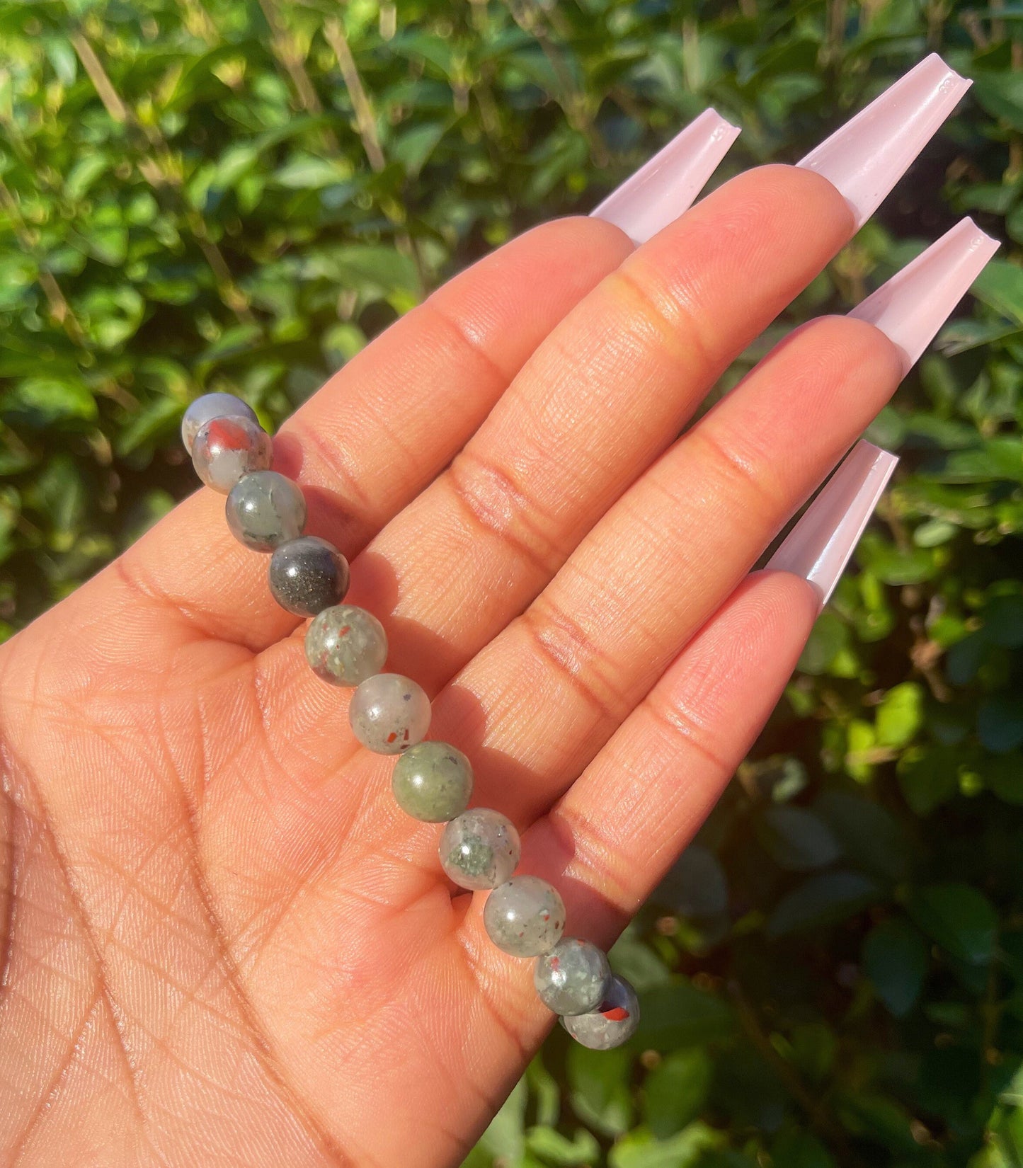 African Bloodstone Bracelet