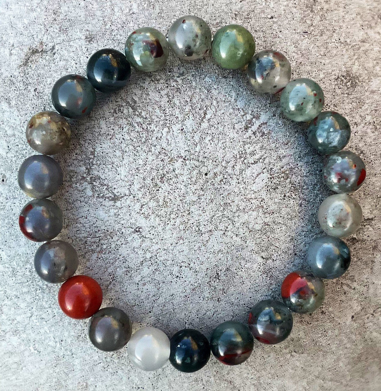 African Bloodstone Bracelet