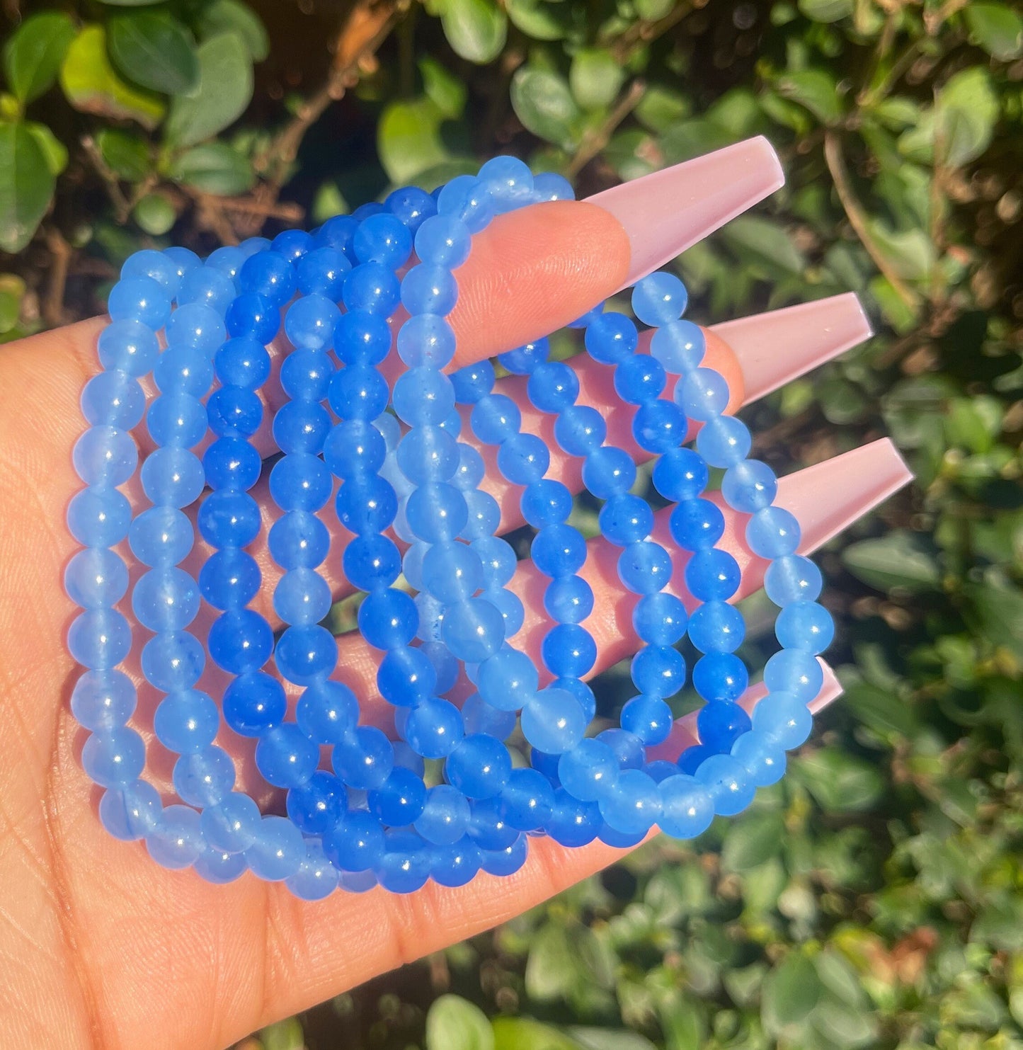 Blue Jade Bracelet