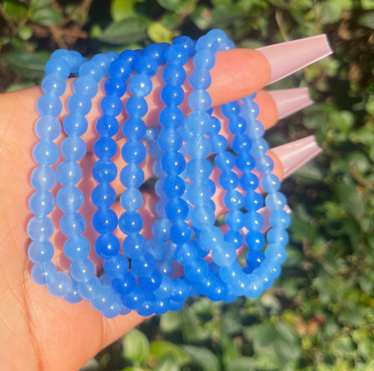 Blue Jade Bracelet