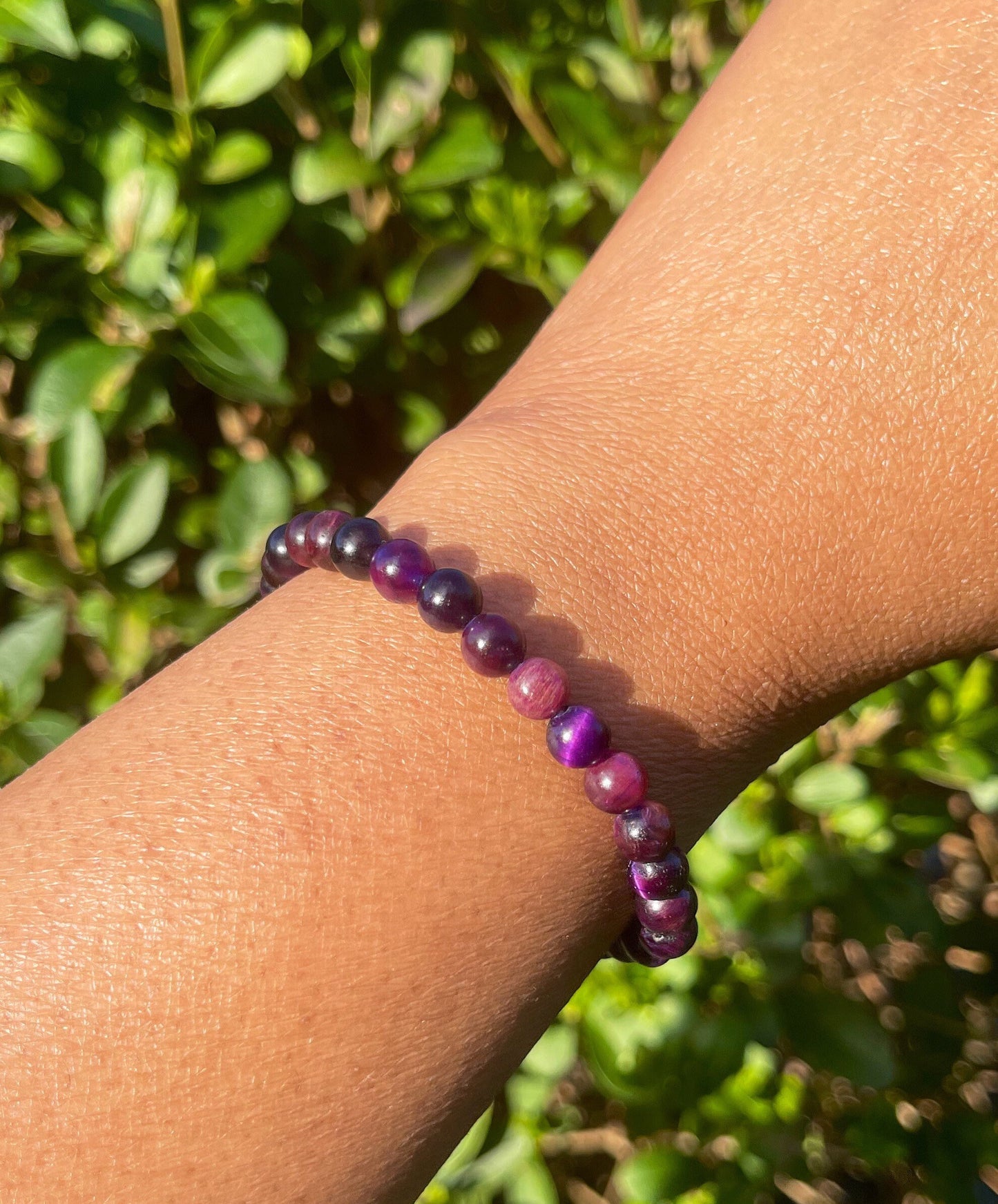 Rose Pink Tiger Eye Bracelet