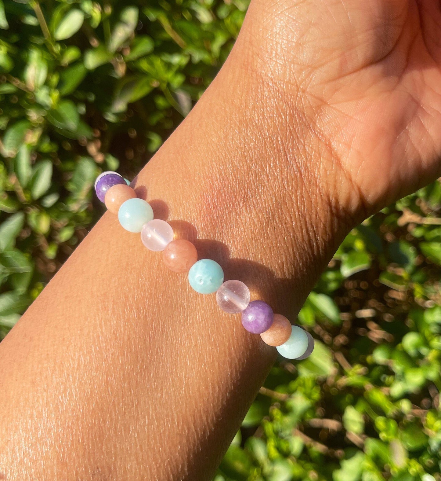 PTSD Support Bracelet, Healing Crystals for Trauma, Gemstone Bracelet, Chakra Bracelet, Beaded Bracelet, Handmade Bracelet, Crystal Gifts