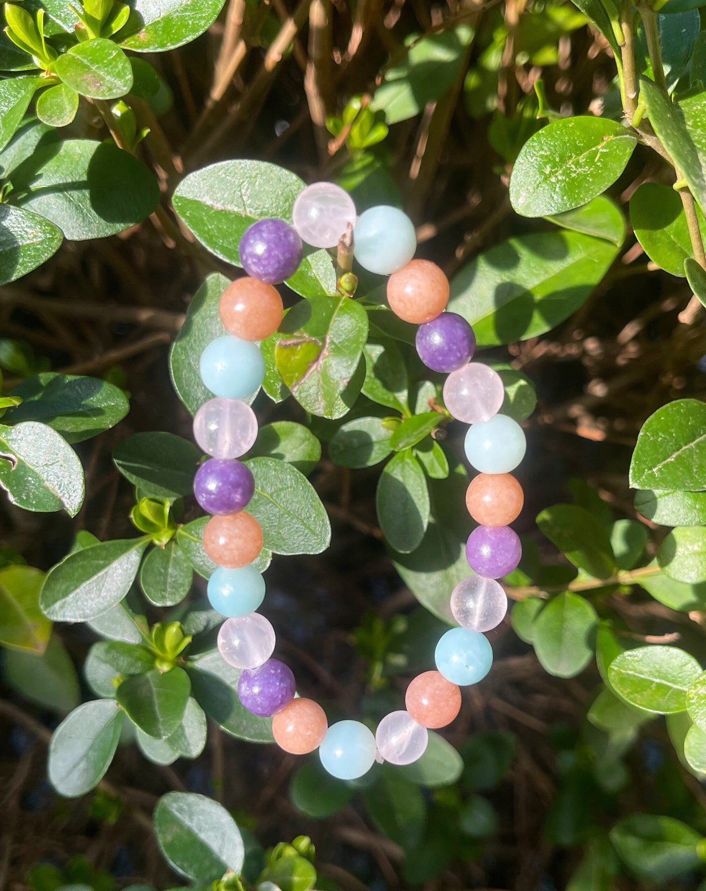 PTSD Support Bracelet, Healing Crystals for Trauma, Gemstone Bracelet, Chakra Bracelet, Beaded Bracelet, Handmade Bracelet, Crystal Gifts