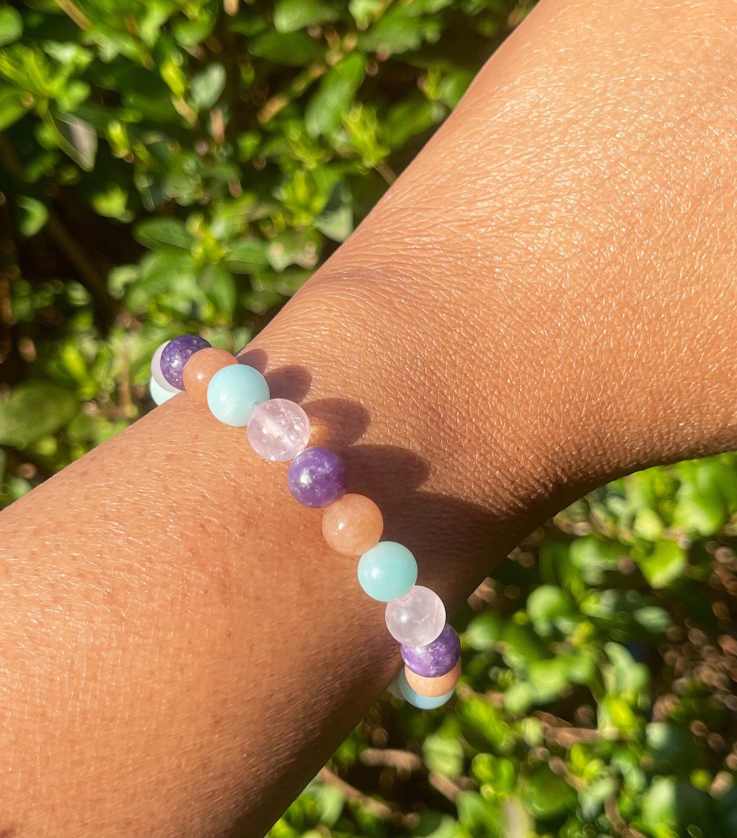 PTSD Support Bracelet, Healing Crystals for Trauma, Gemstone Bracelet, Chakra Bracelet, Beaded Bracelet, Handmade Bracelet, Crystal Gifts