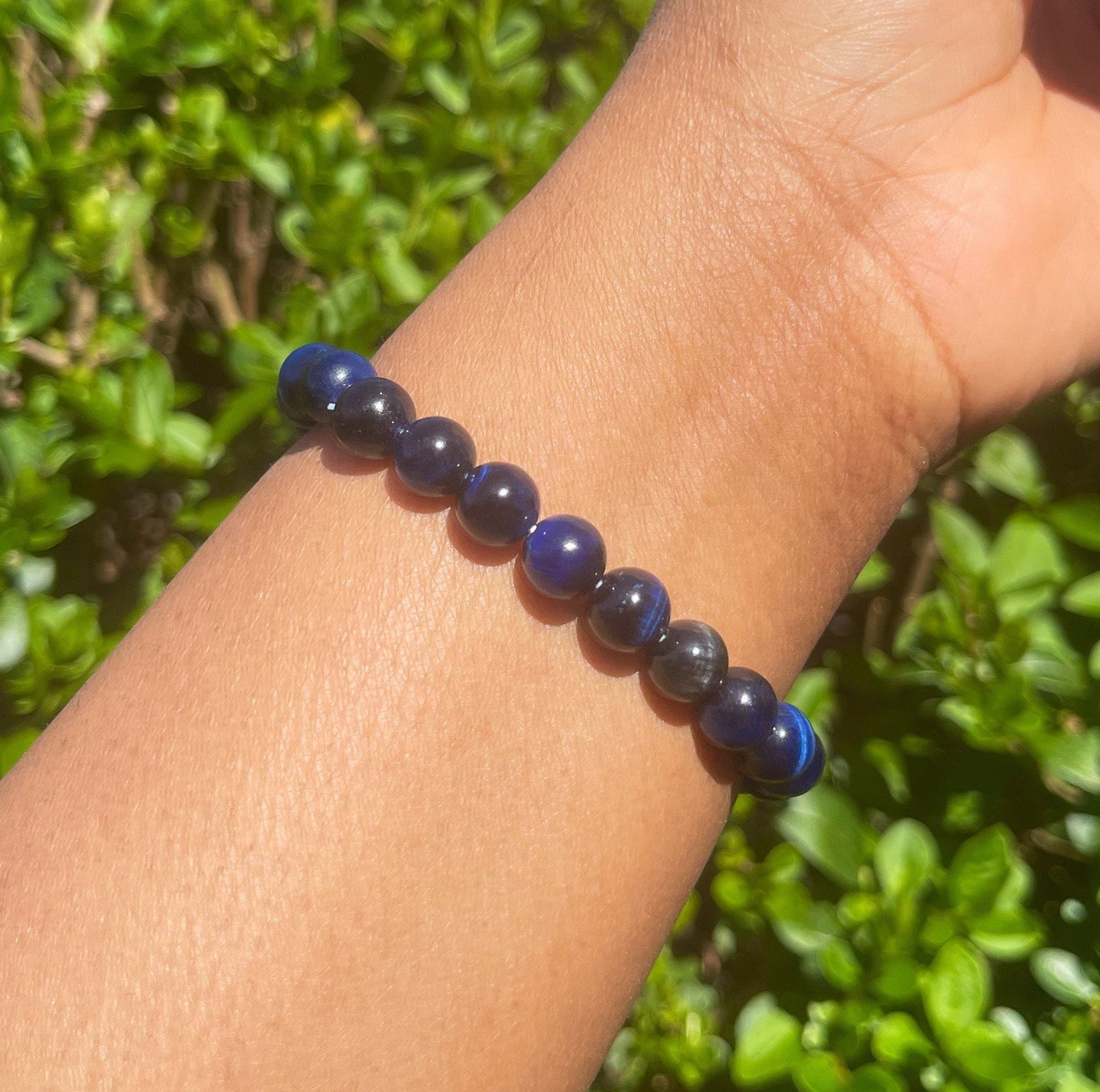 Dark Blue Tiger Eye Bracelet