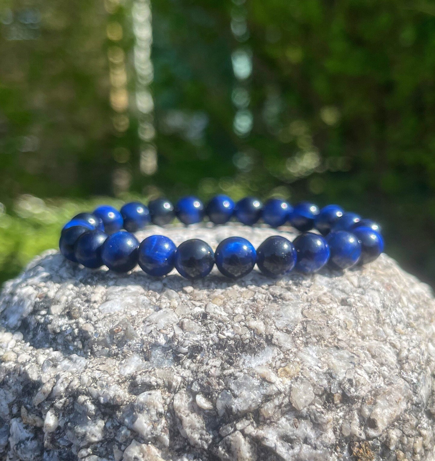 Dark Blue Tiger Eye Bracelet